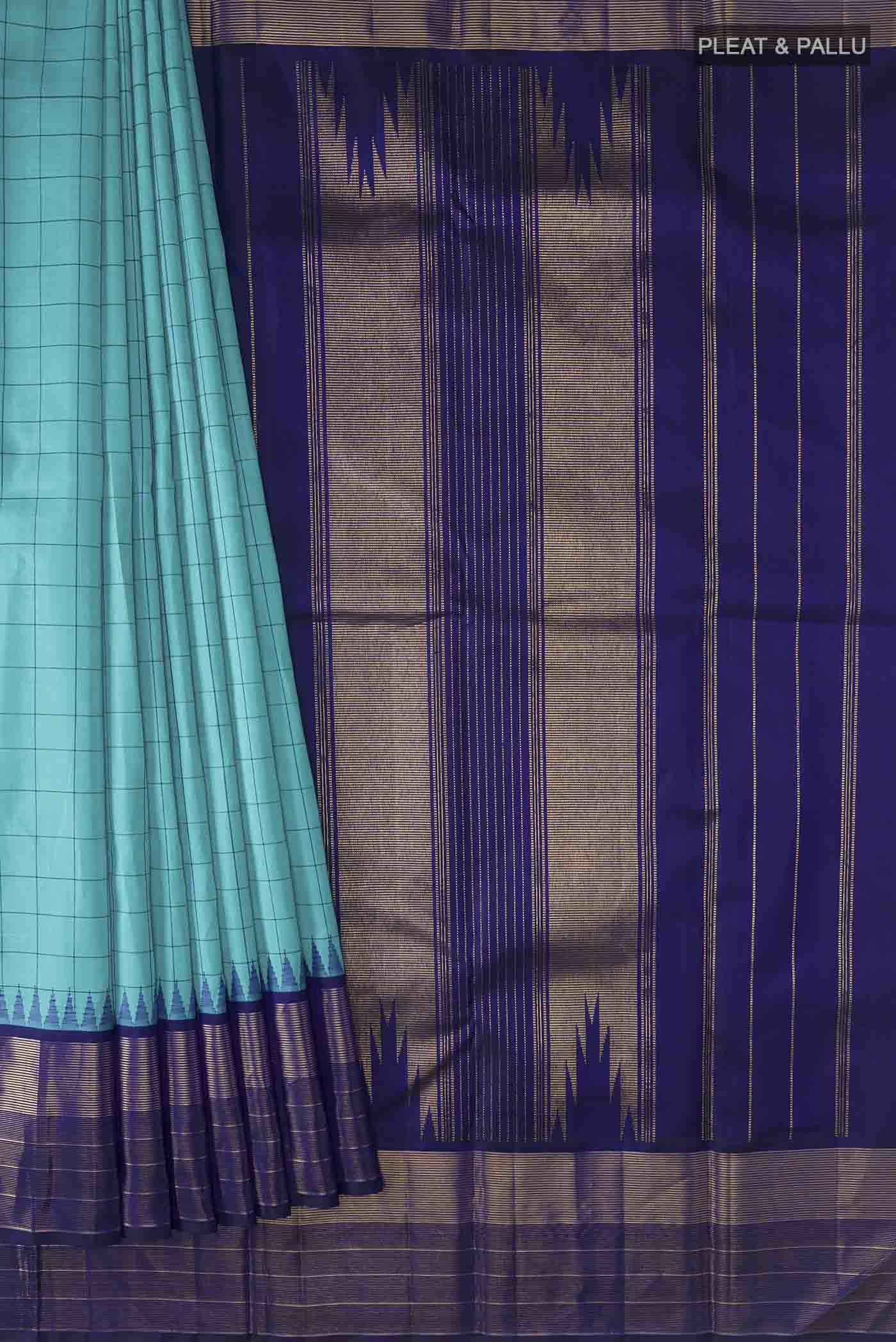 pleats pallu