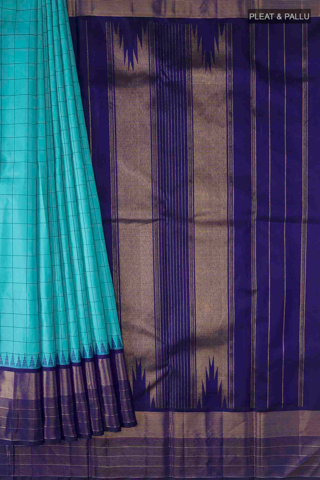 pleats pallu