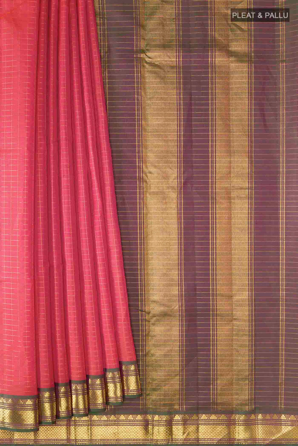 pleats pallu