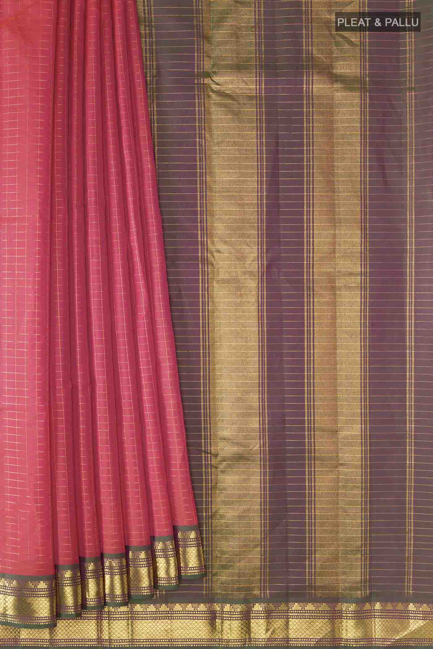 pleats pallu