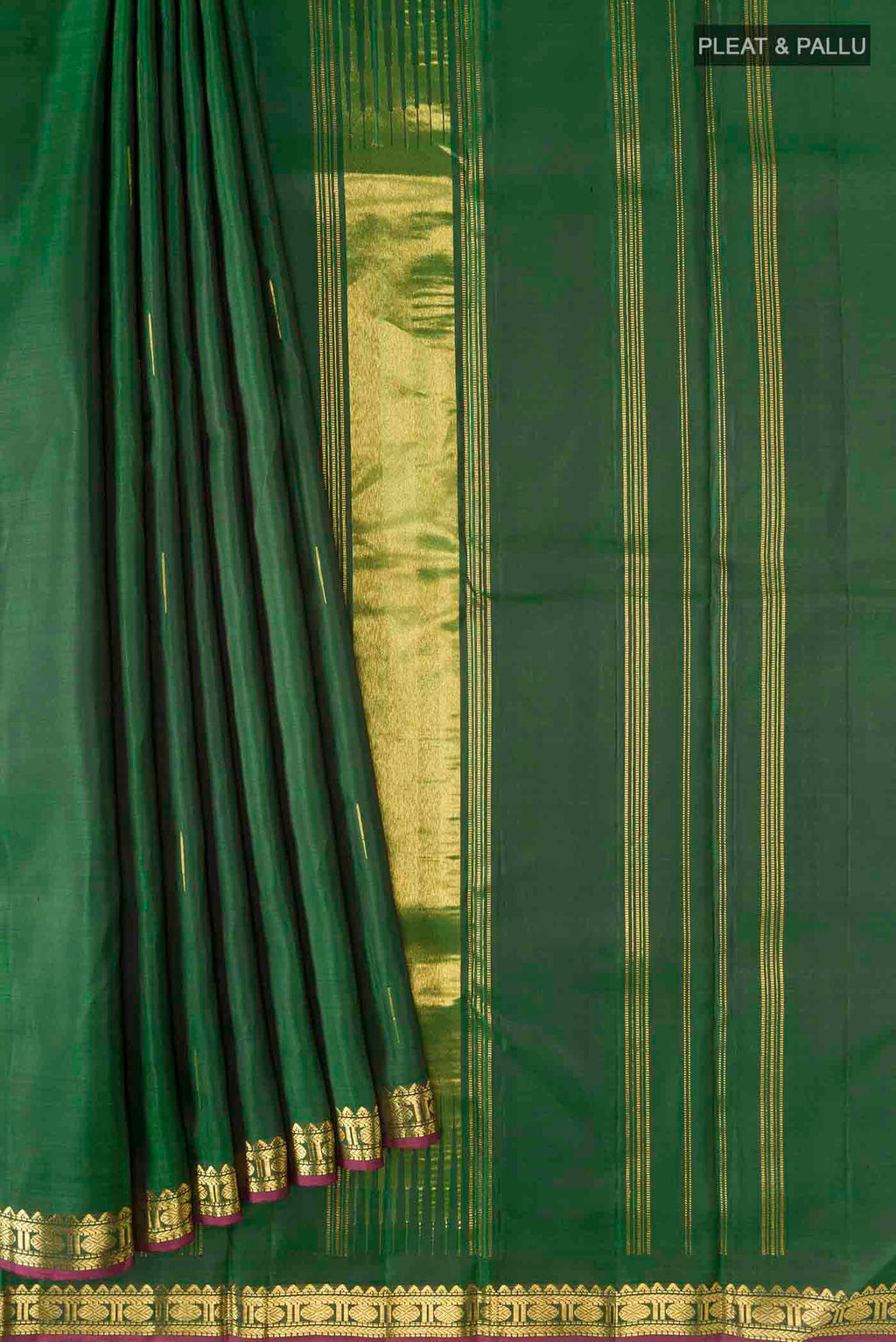 pleats pallu