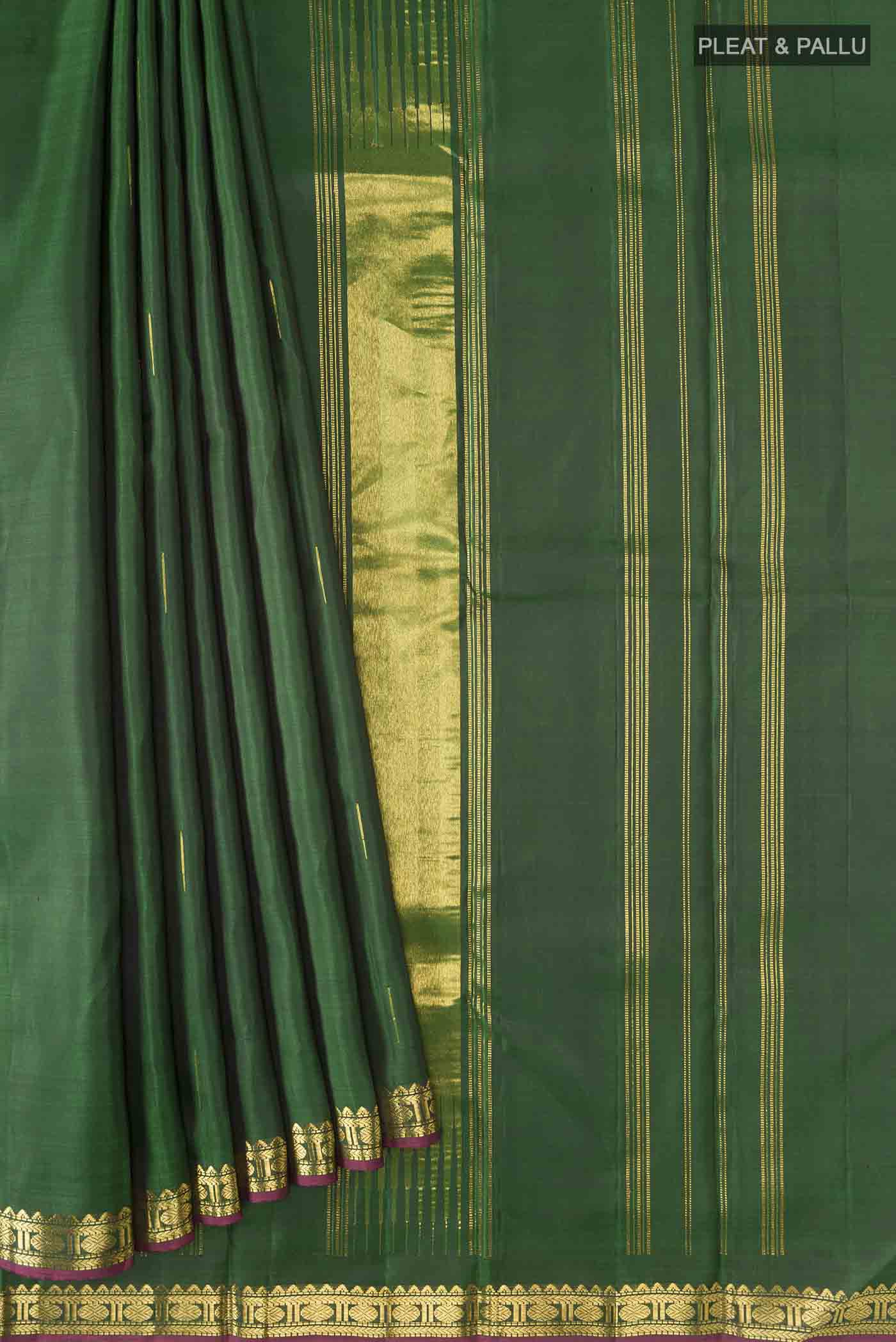 pleats pallu
