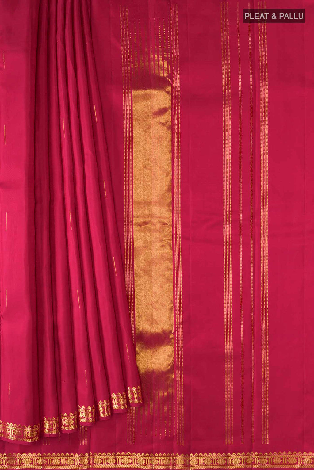 pleats pallu