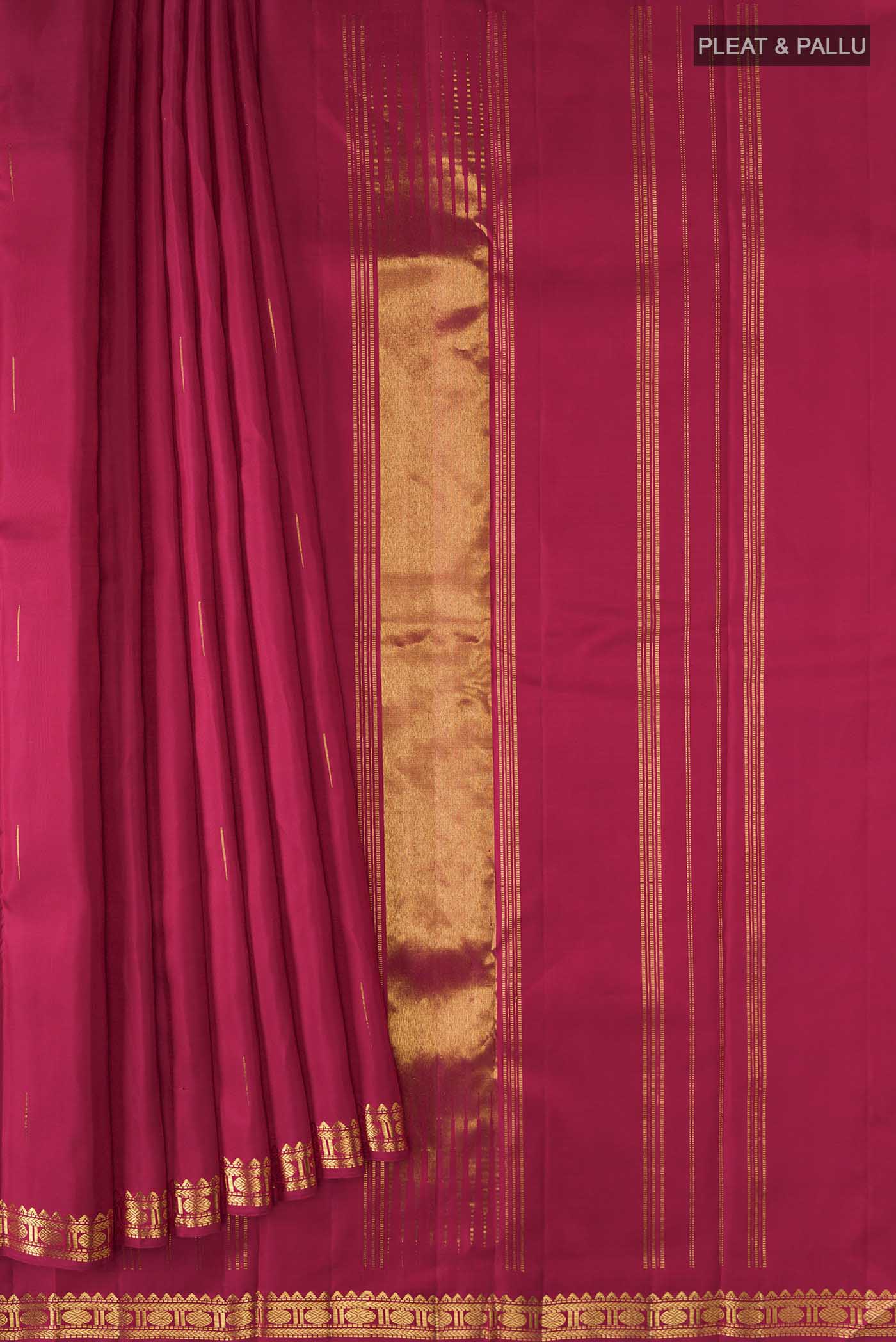 pleats pallu