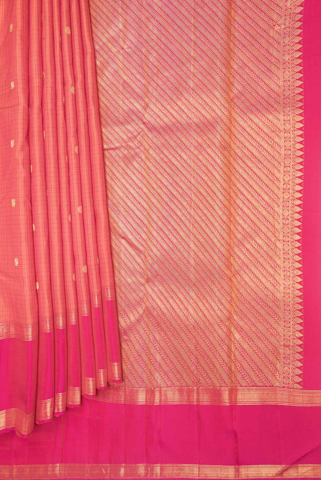 pleats pallu