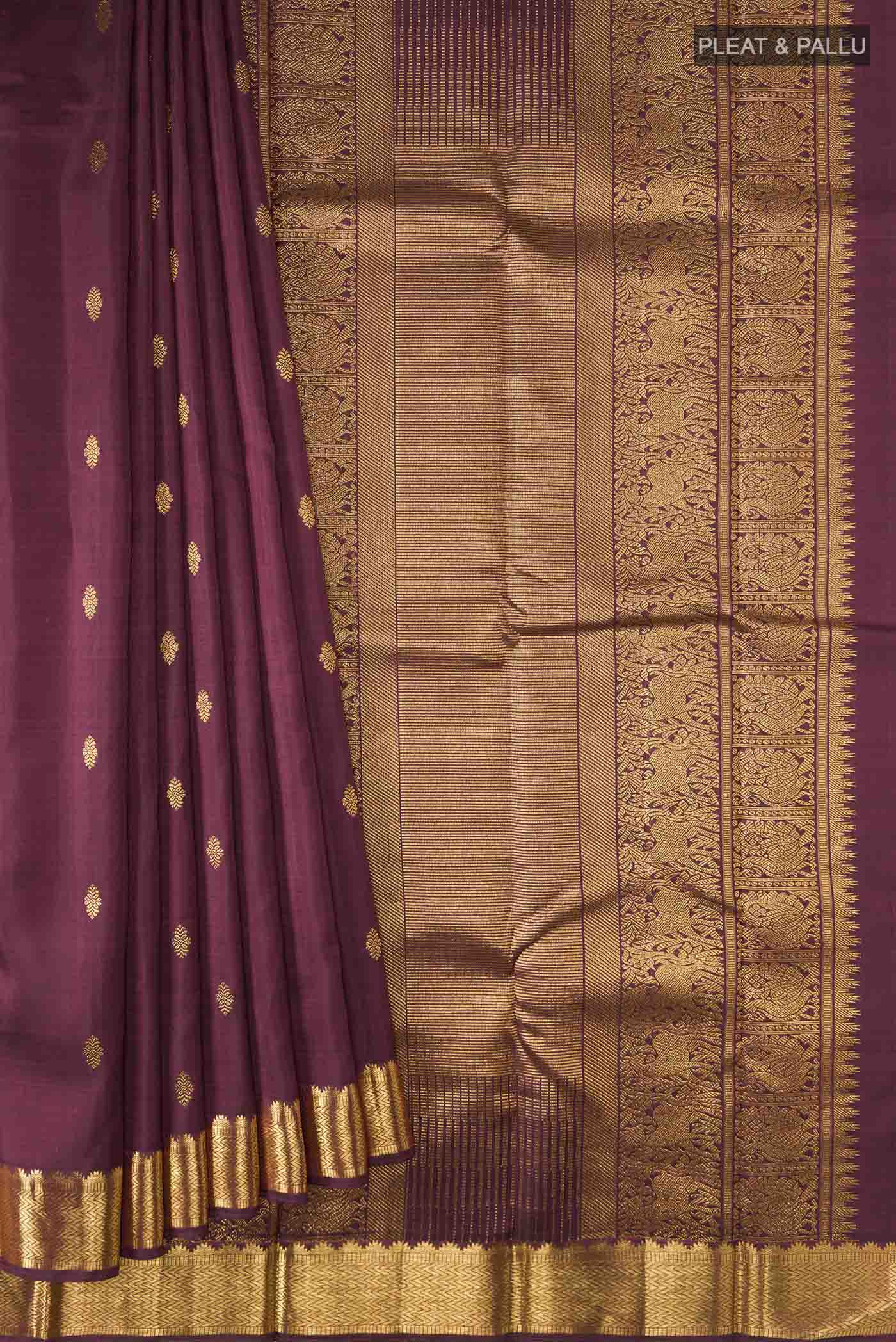 pleats pallu