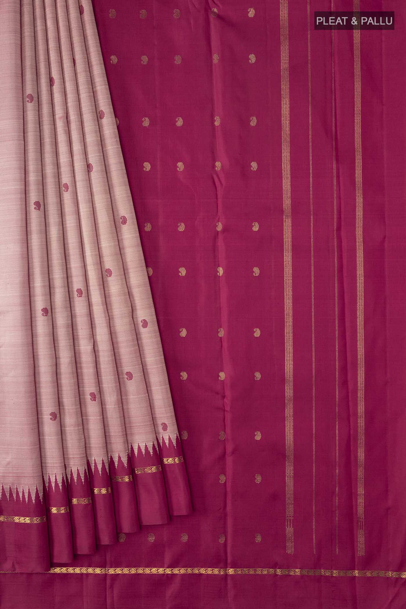 pleats pallu