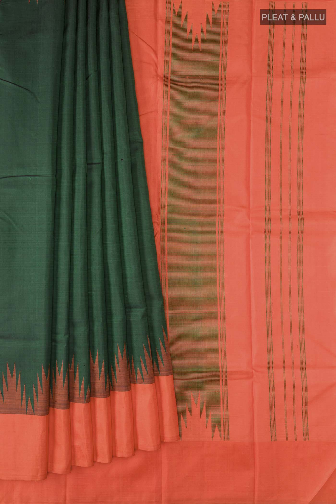 pleats pallu