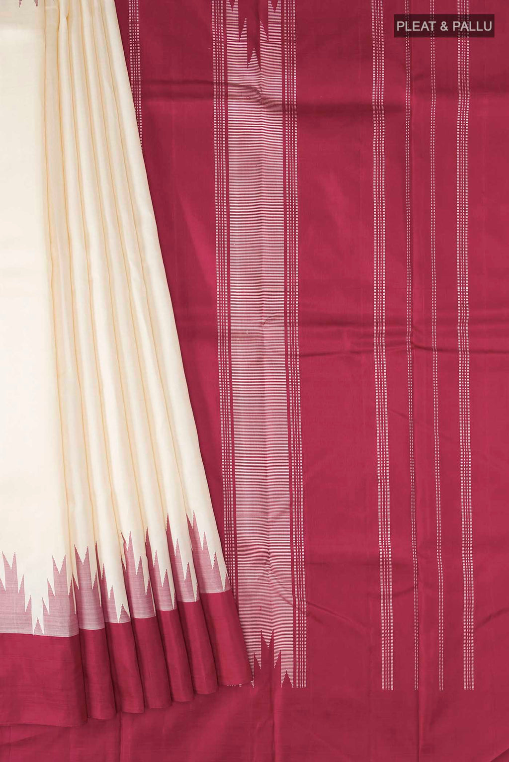 pleats pallu