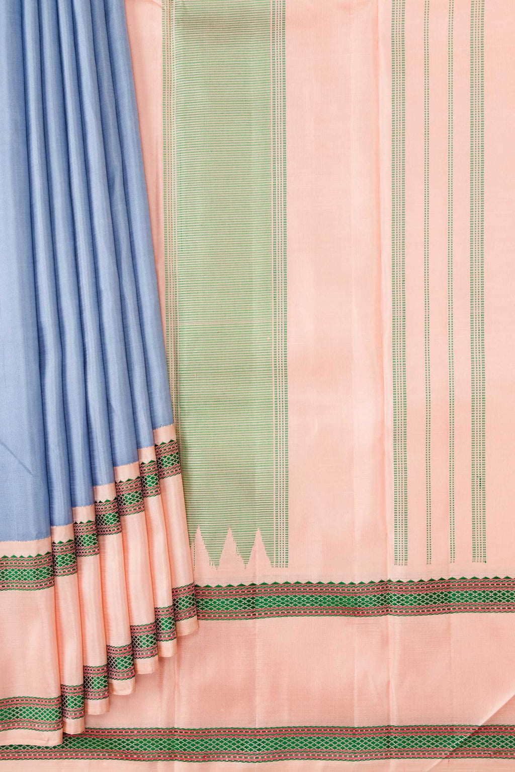 pleats pallu