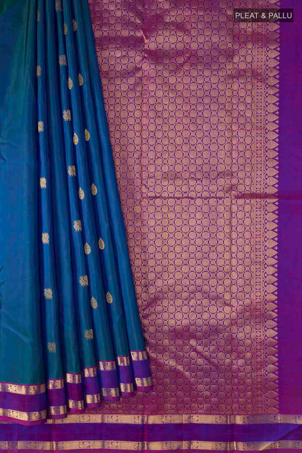 pleats pallu