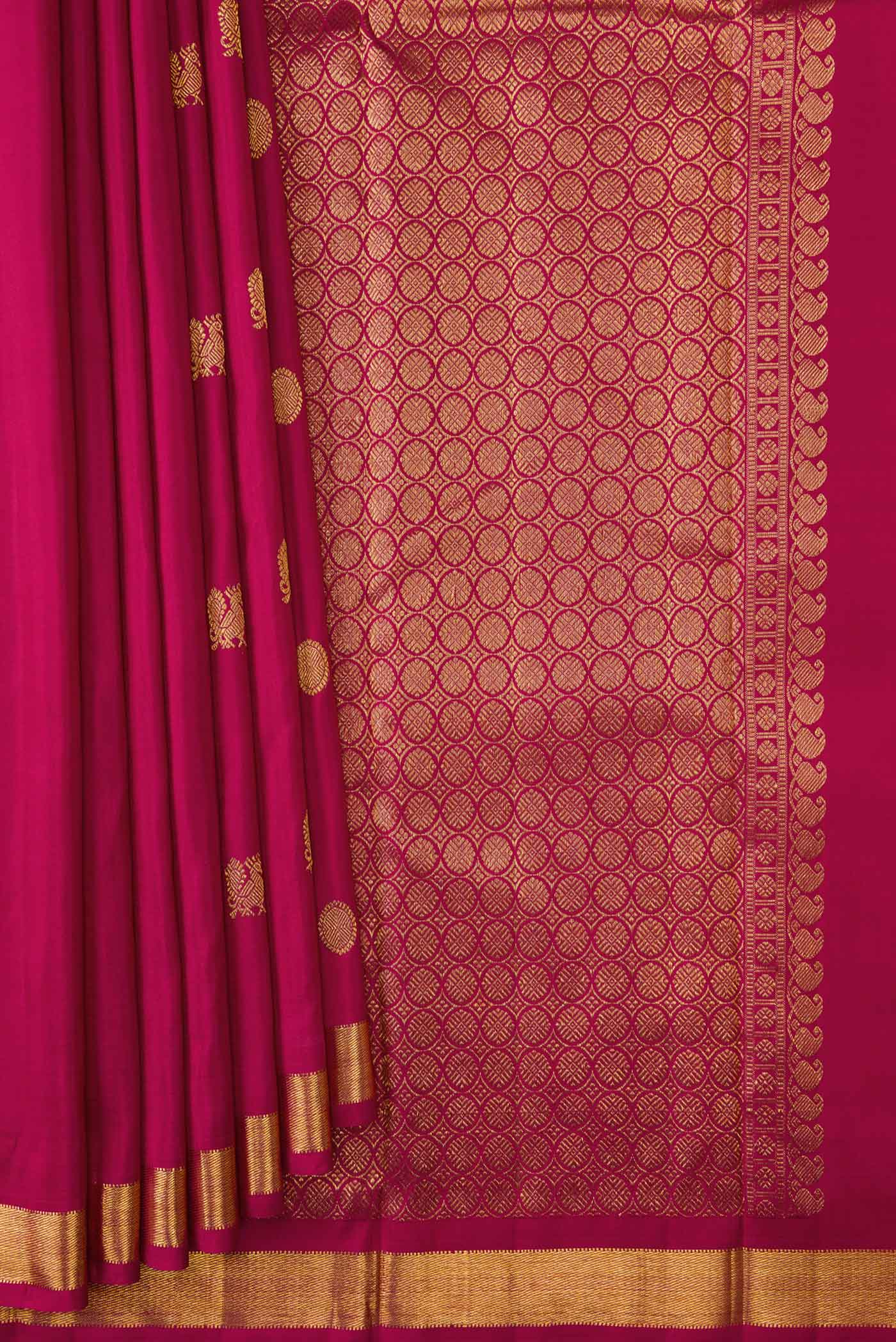 pleats pallu