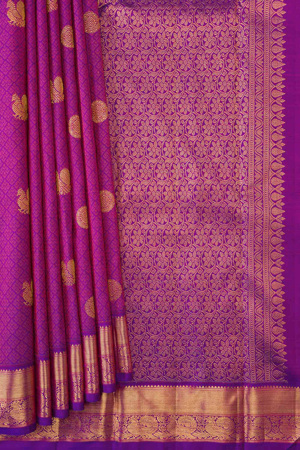 pleats pallu