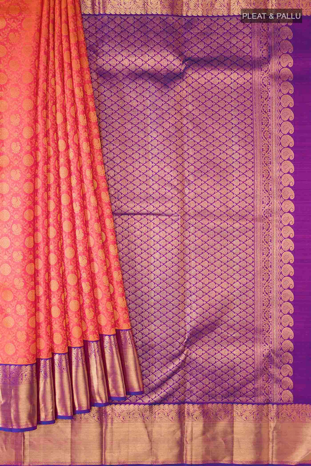 pleats pallu