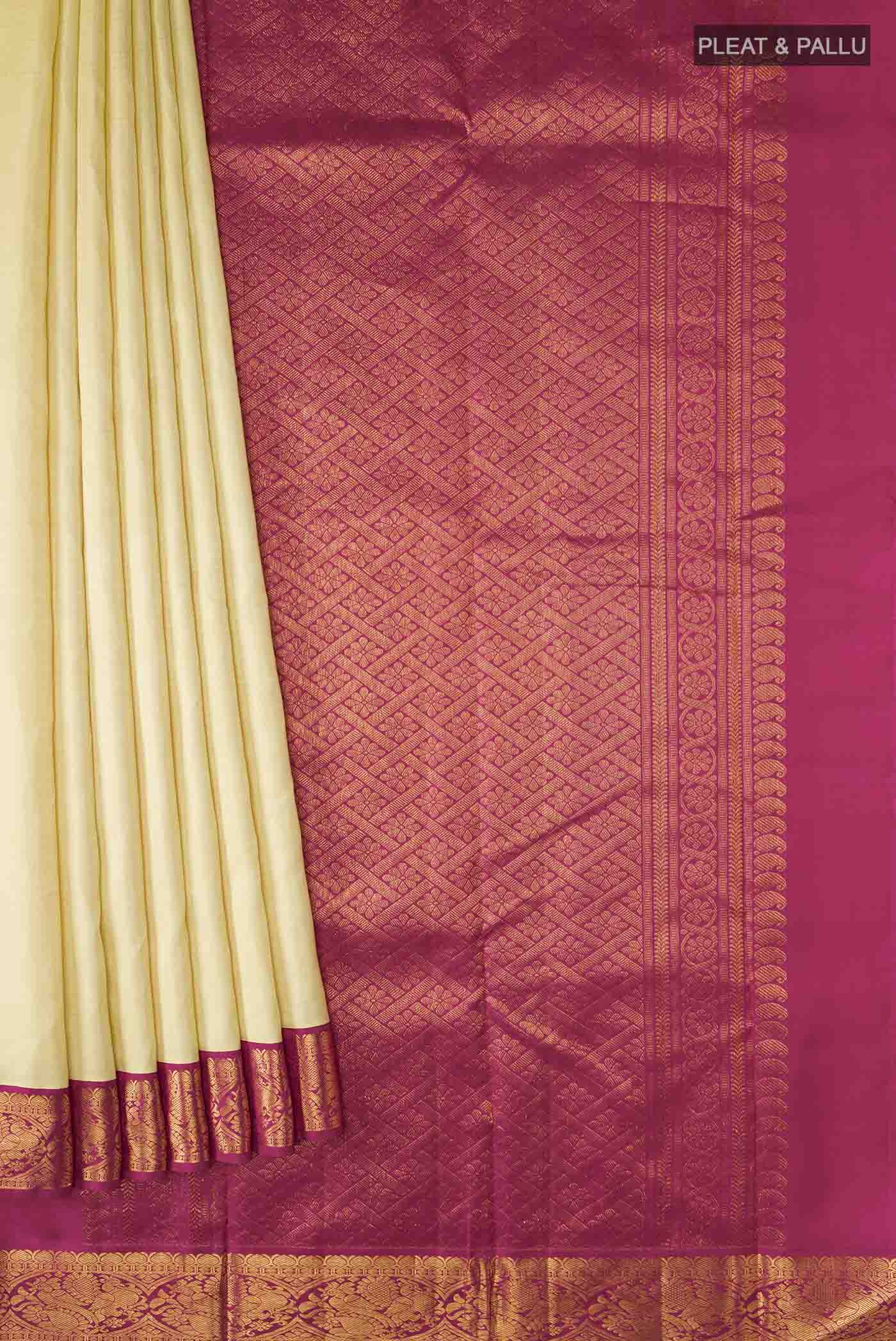 pleats pallu