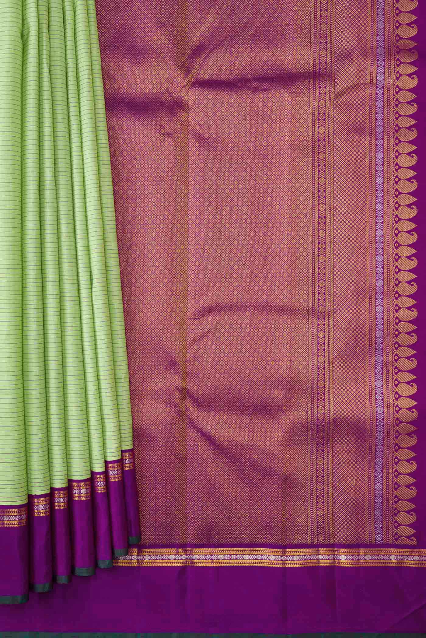 pleats pallu