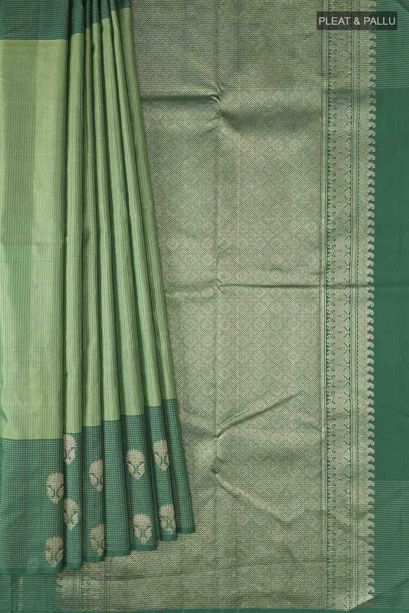 pleats pallu