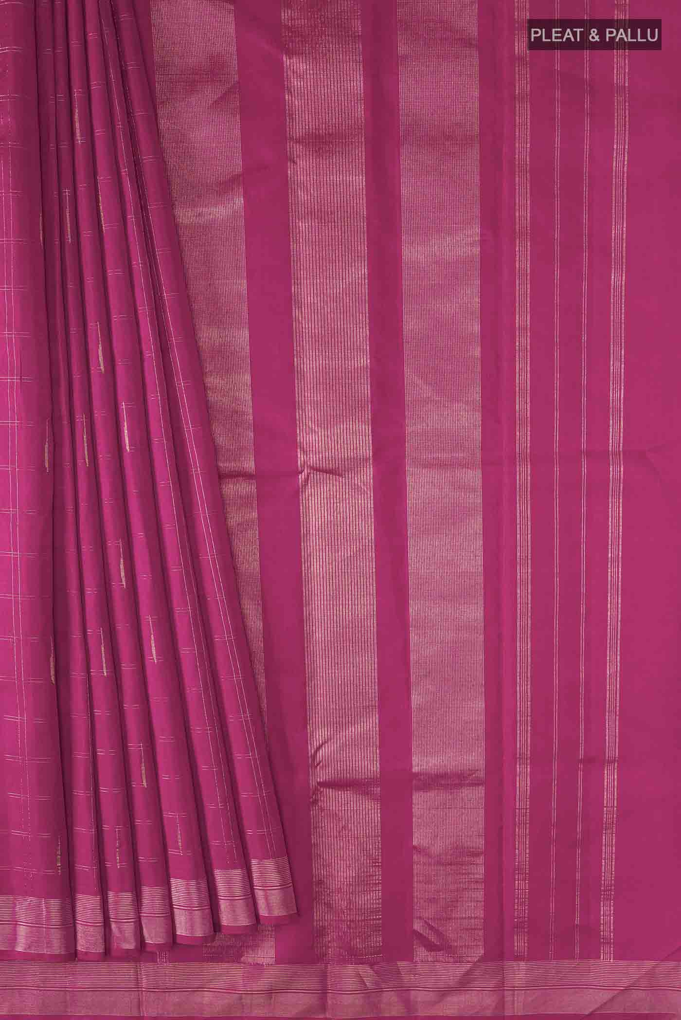 pleats pallu