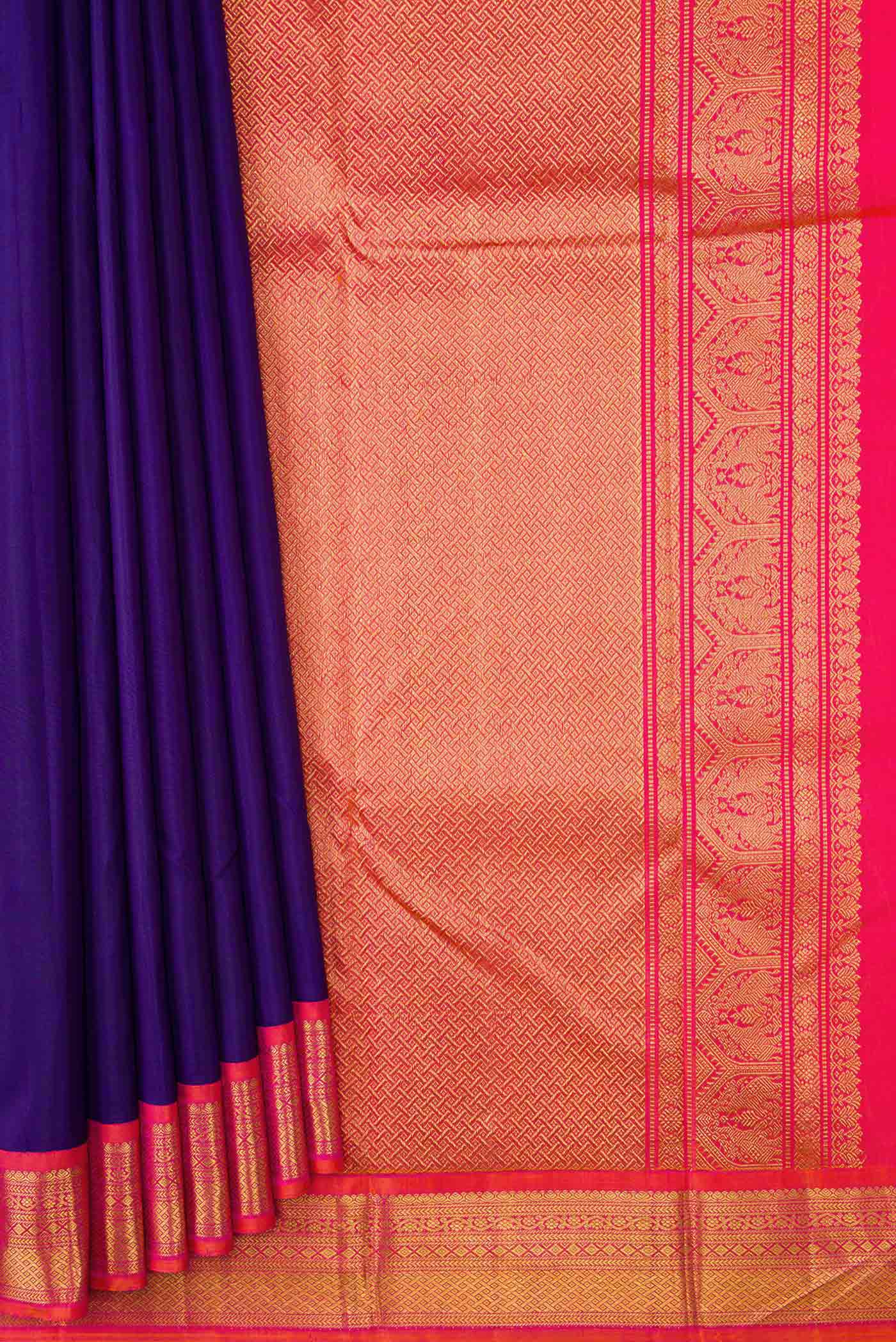 pleats pallu