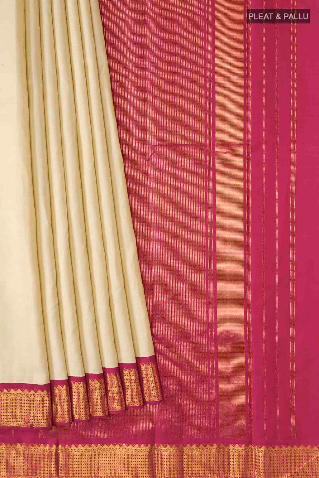 pleats pallu