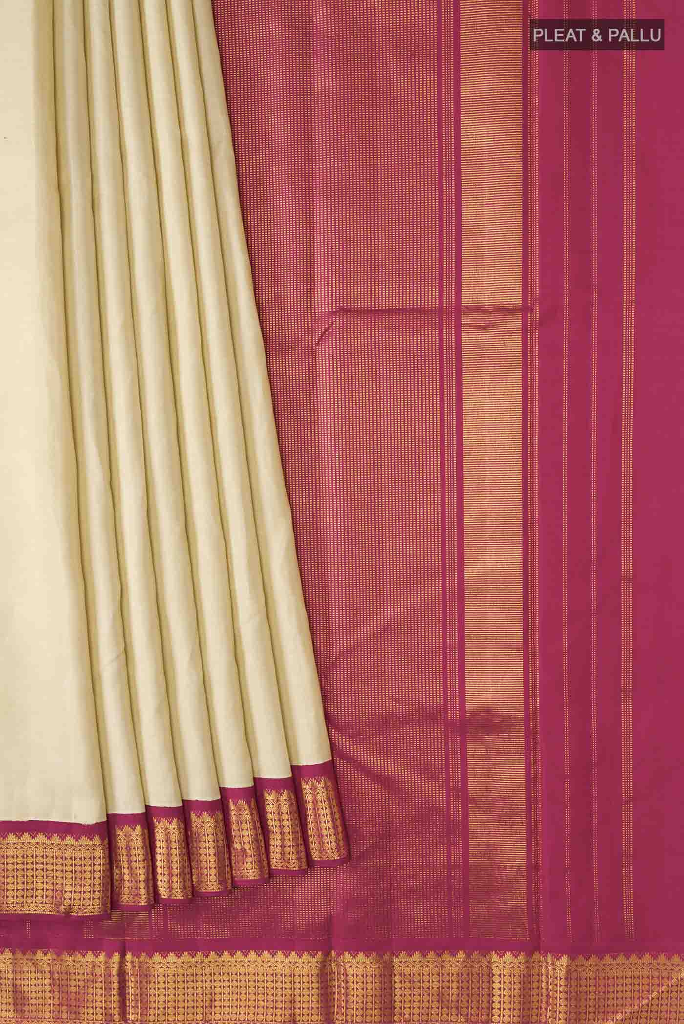 pleats pallu