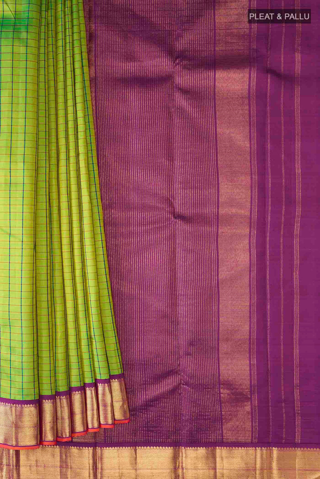 pleats pallu