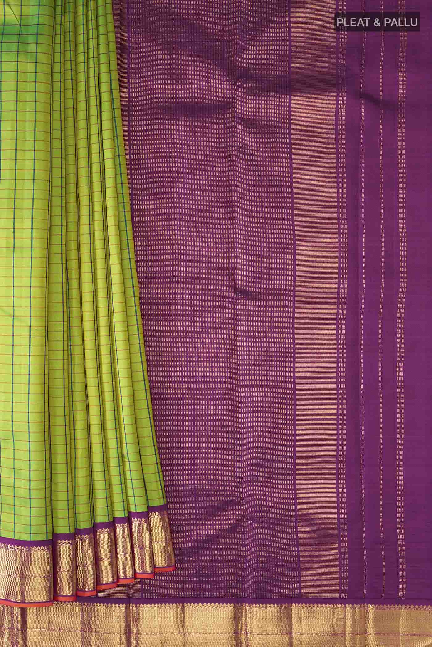 pleats pallu