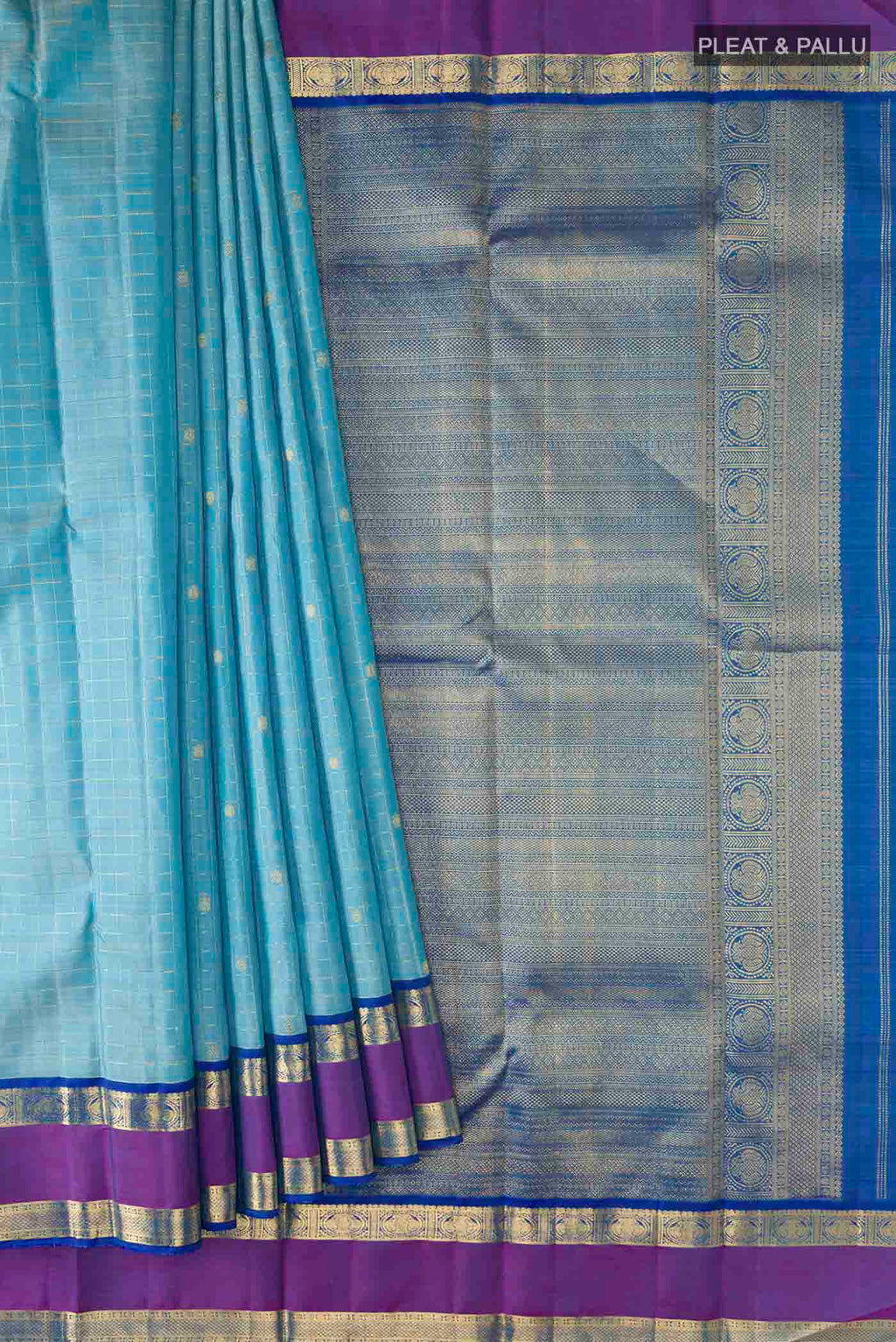 pleats pallu