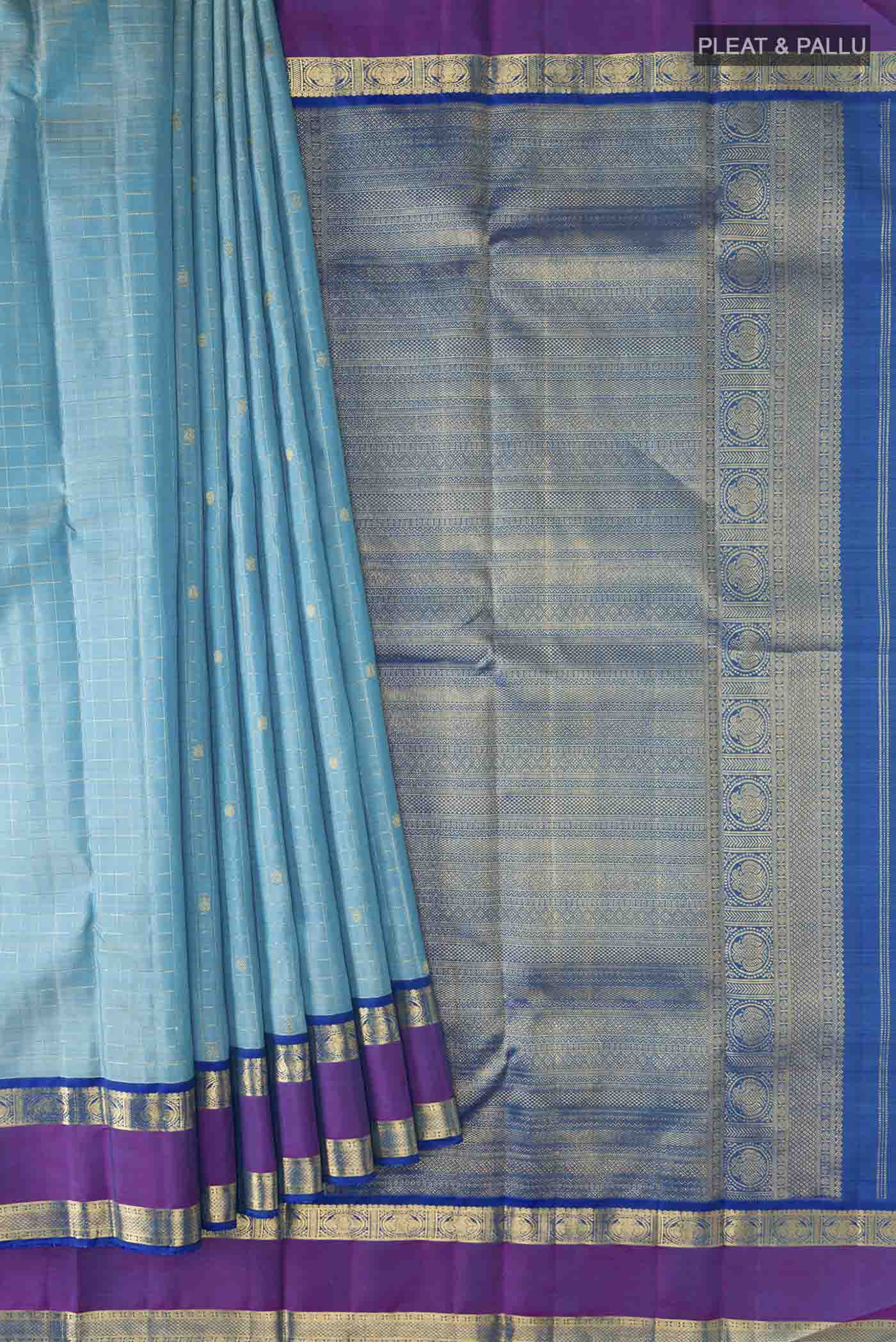pleats pallu