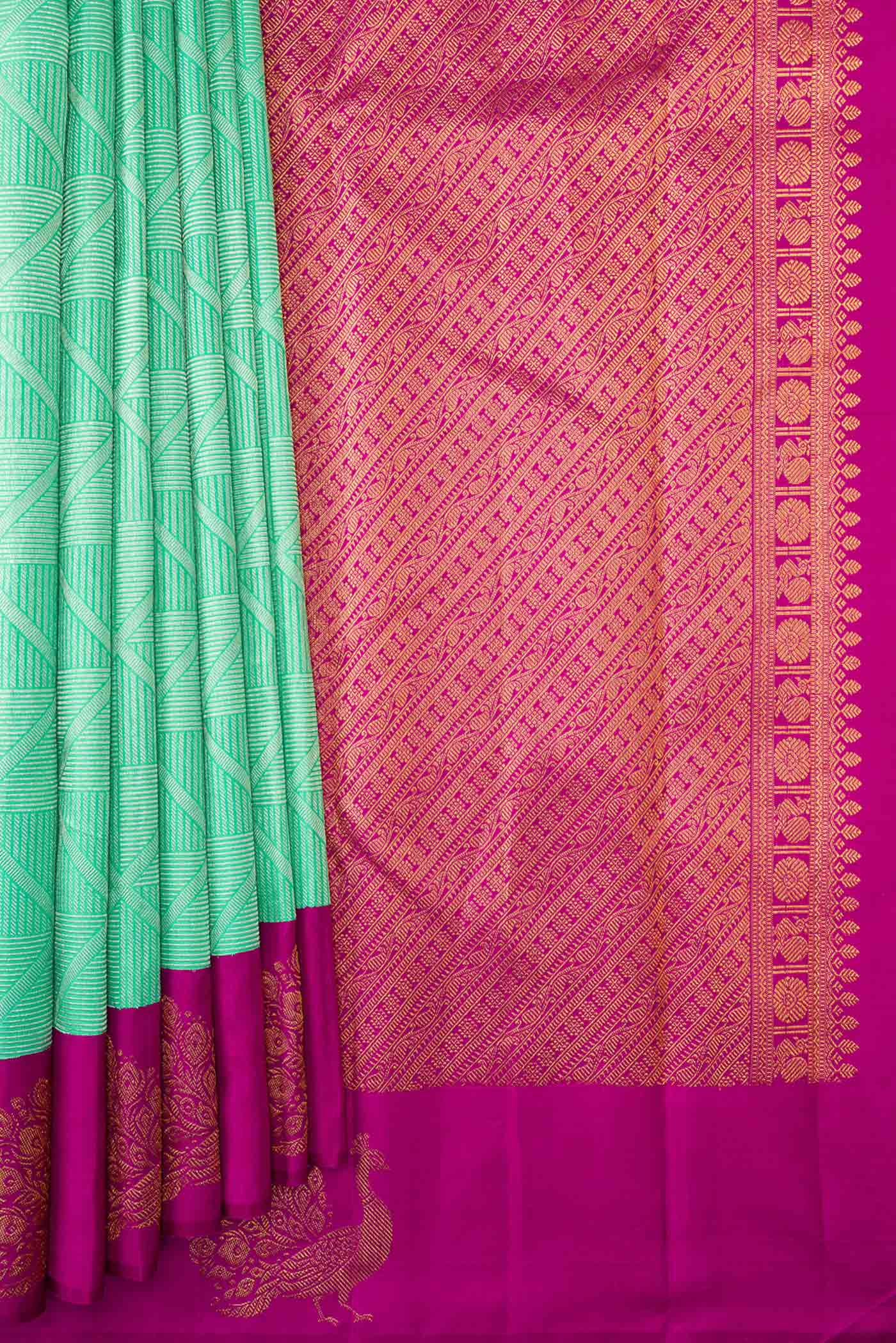 pleats pallu