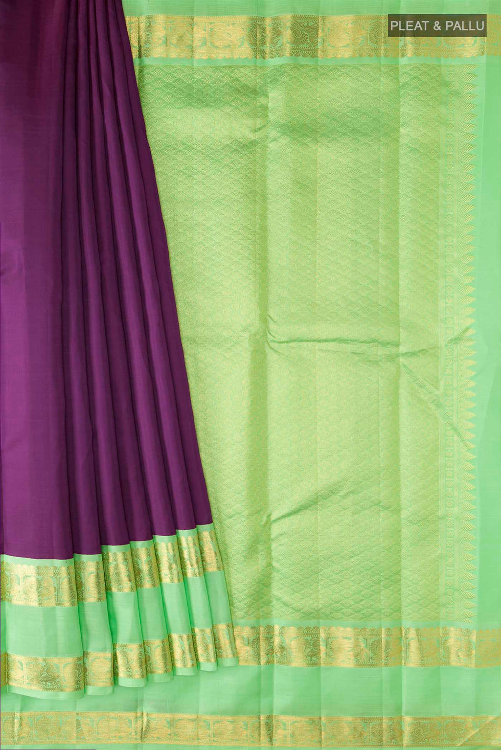 pleats pallu