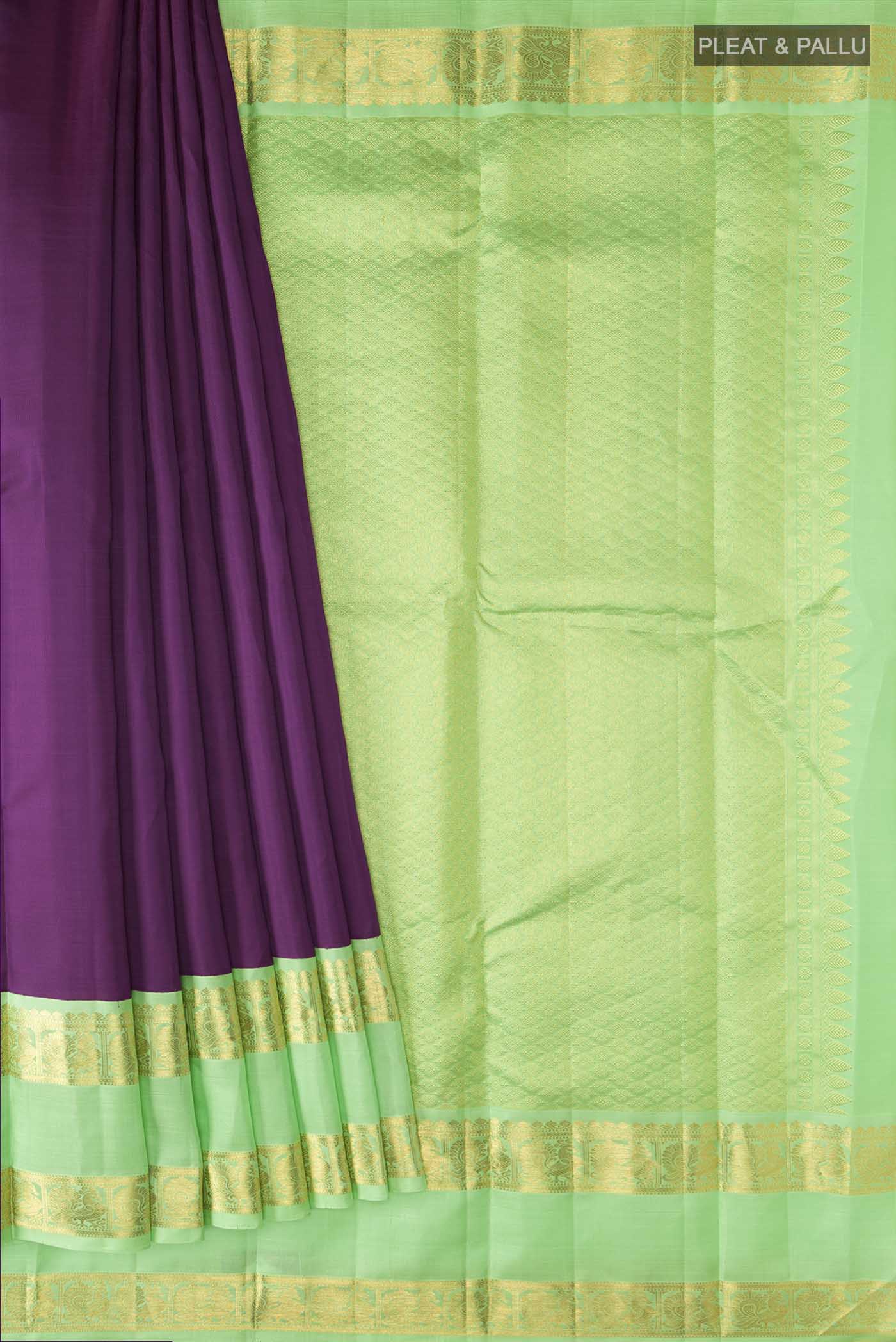 pleats pallu