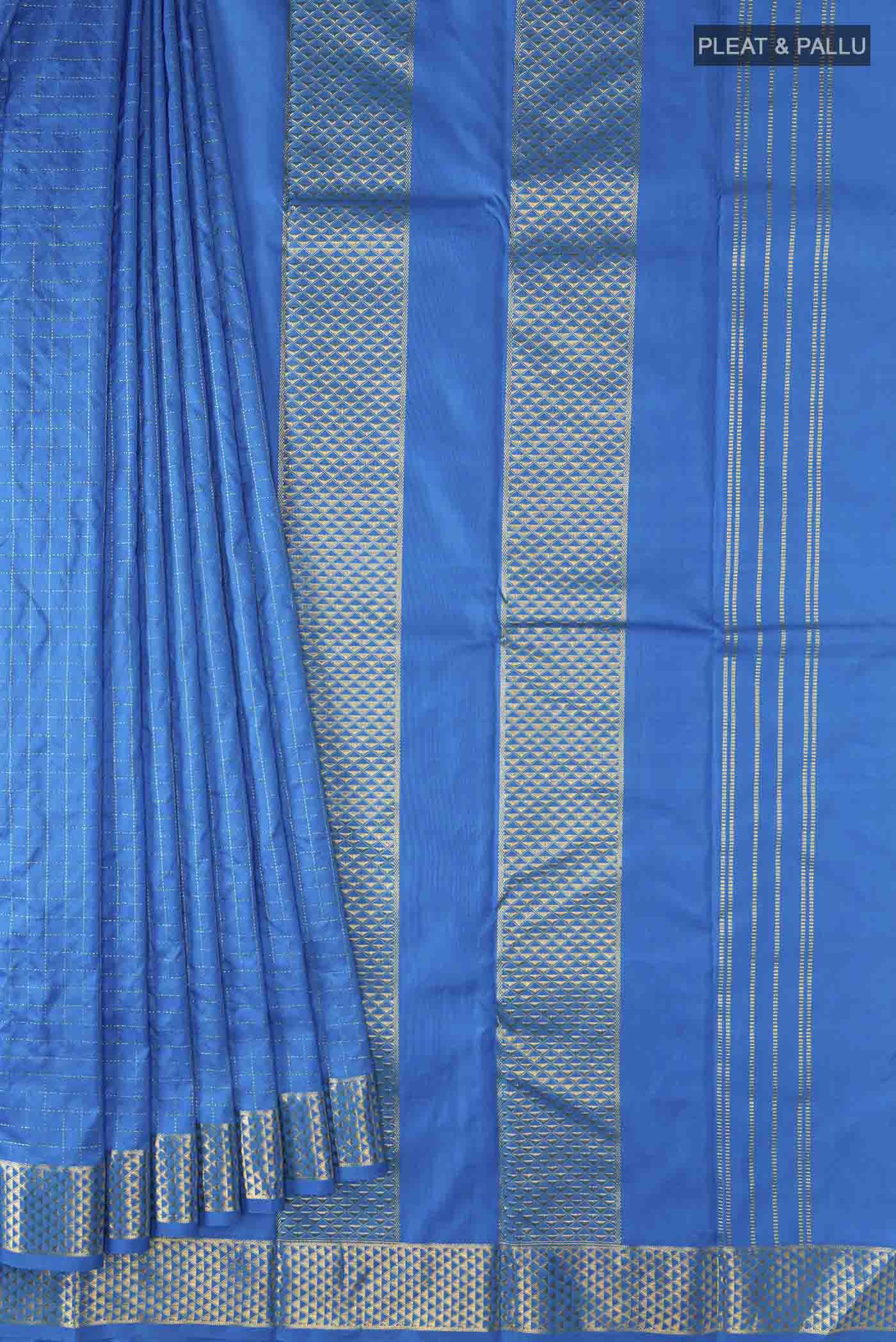pleats pallu
