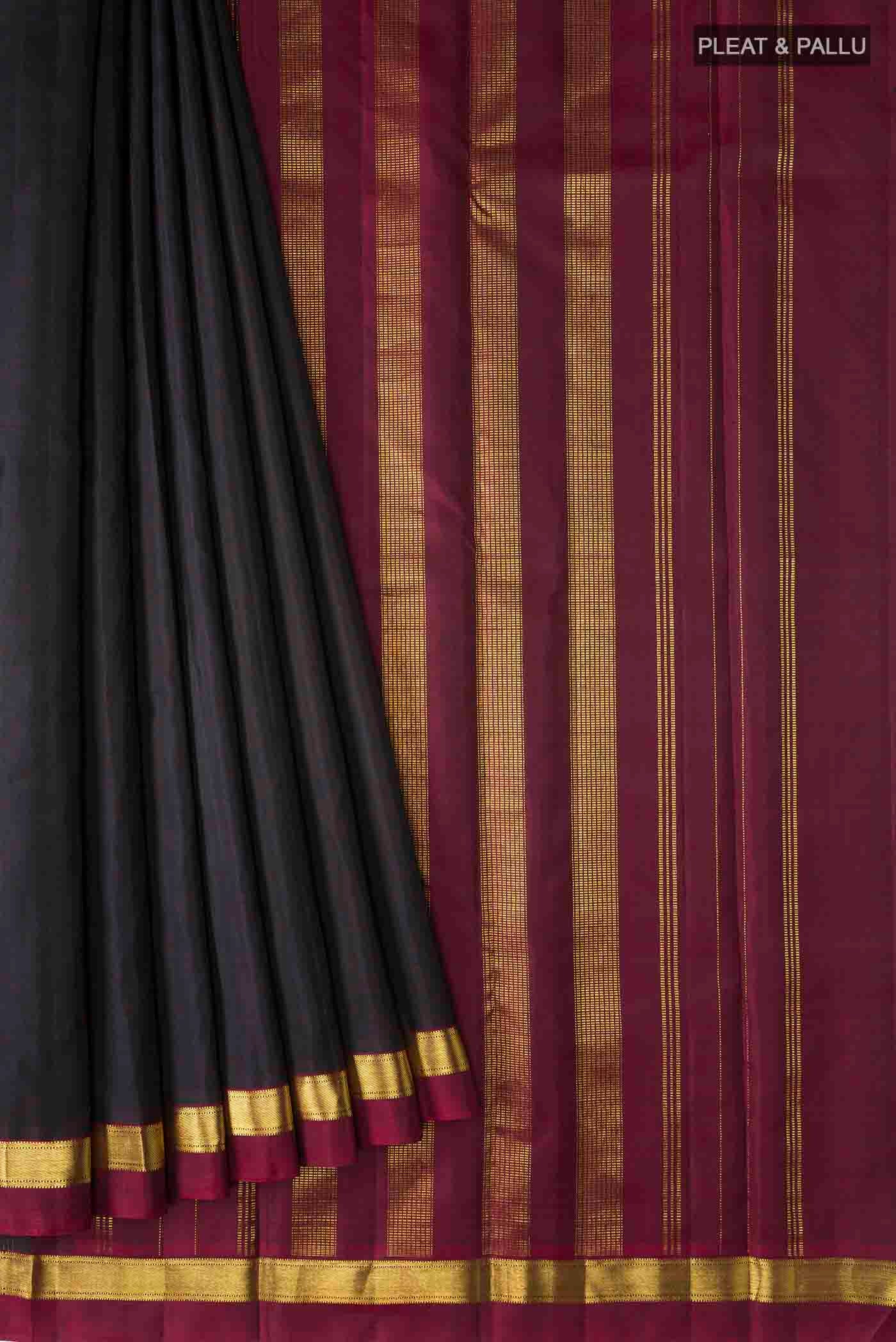 pleats pallu