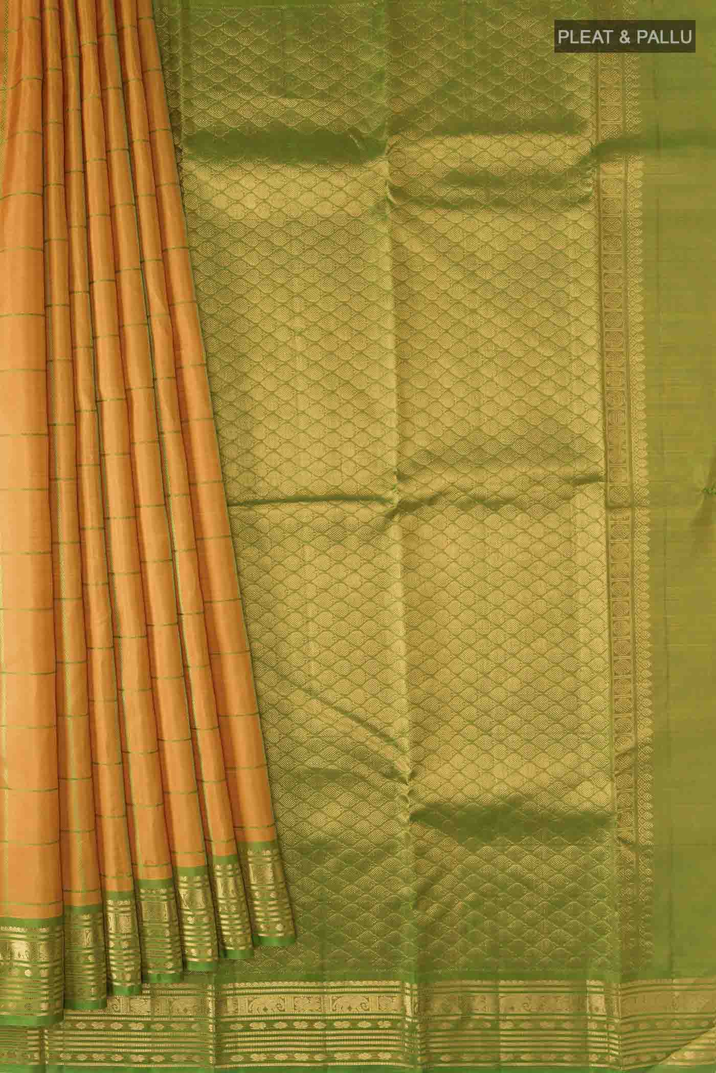 pleats pallu