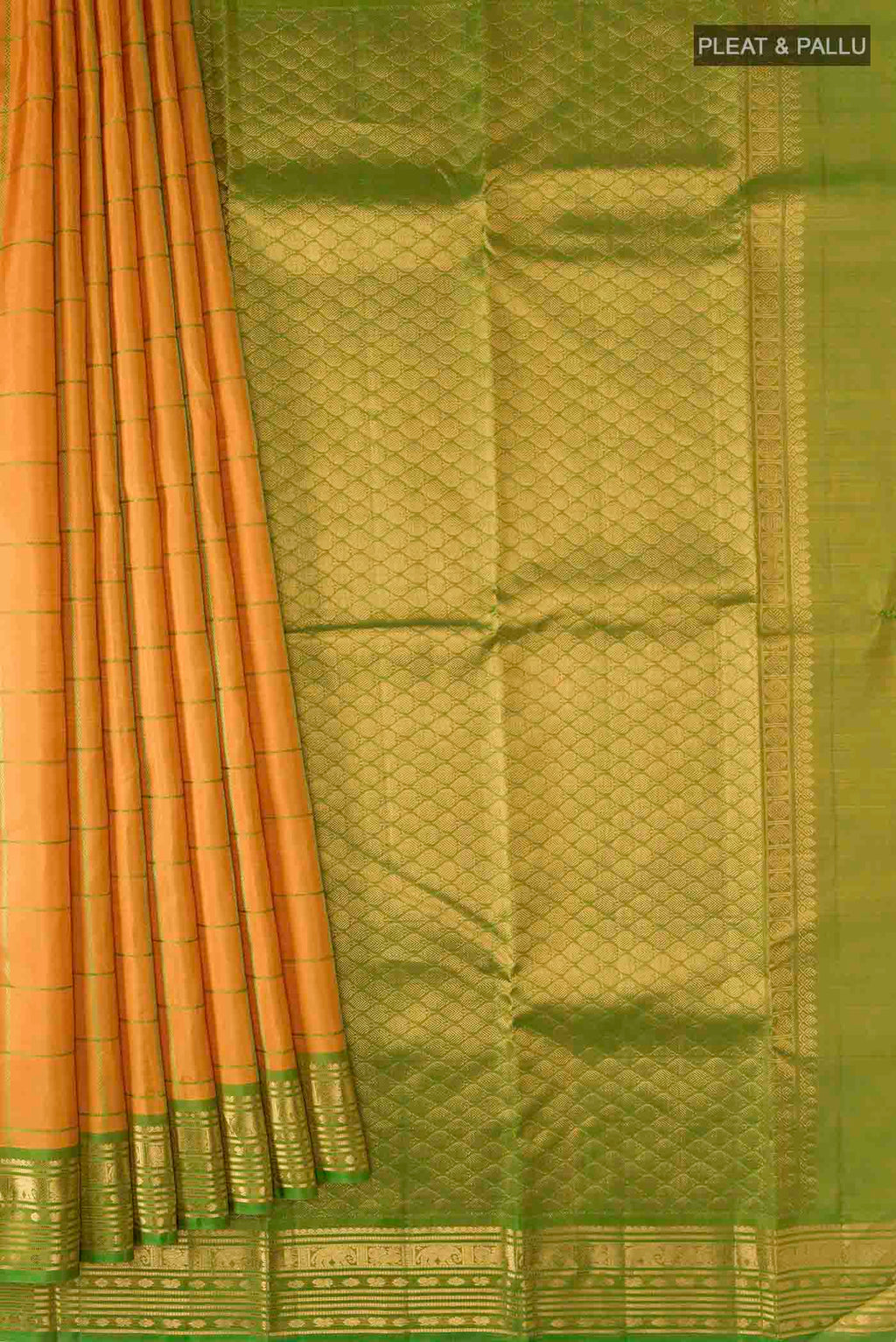 pleats pallu