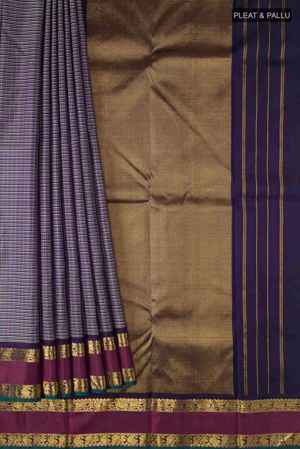 pleats pallu