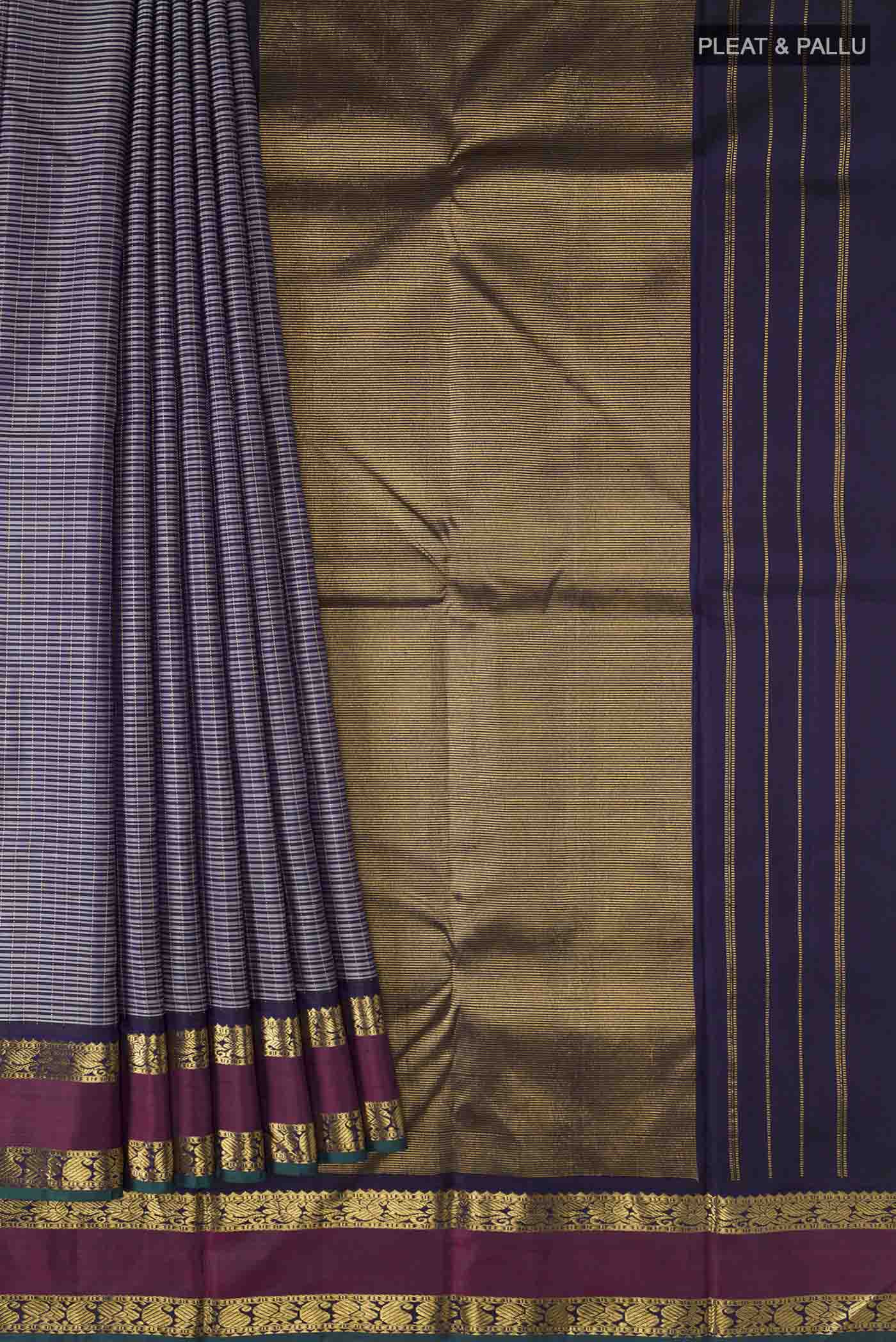 pleats pallu