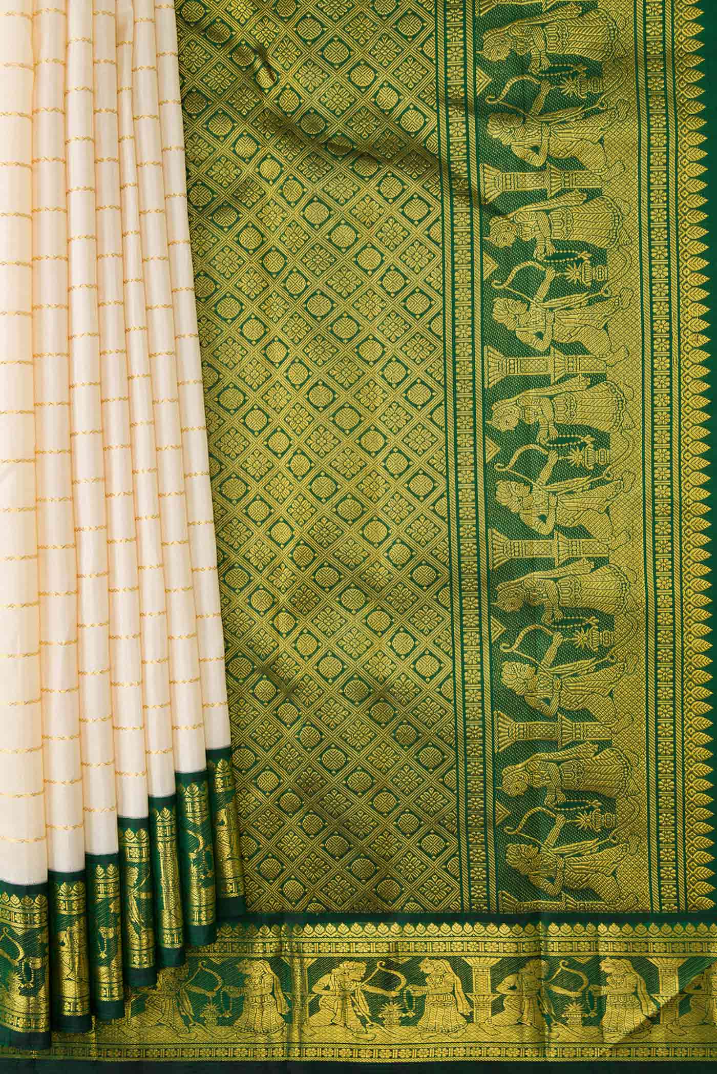 pleats pallu