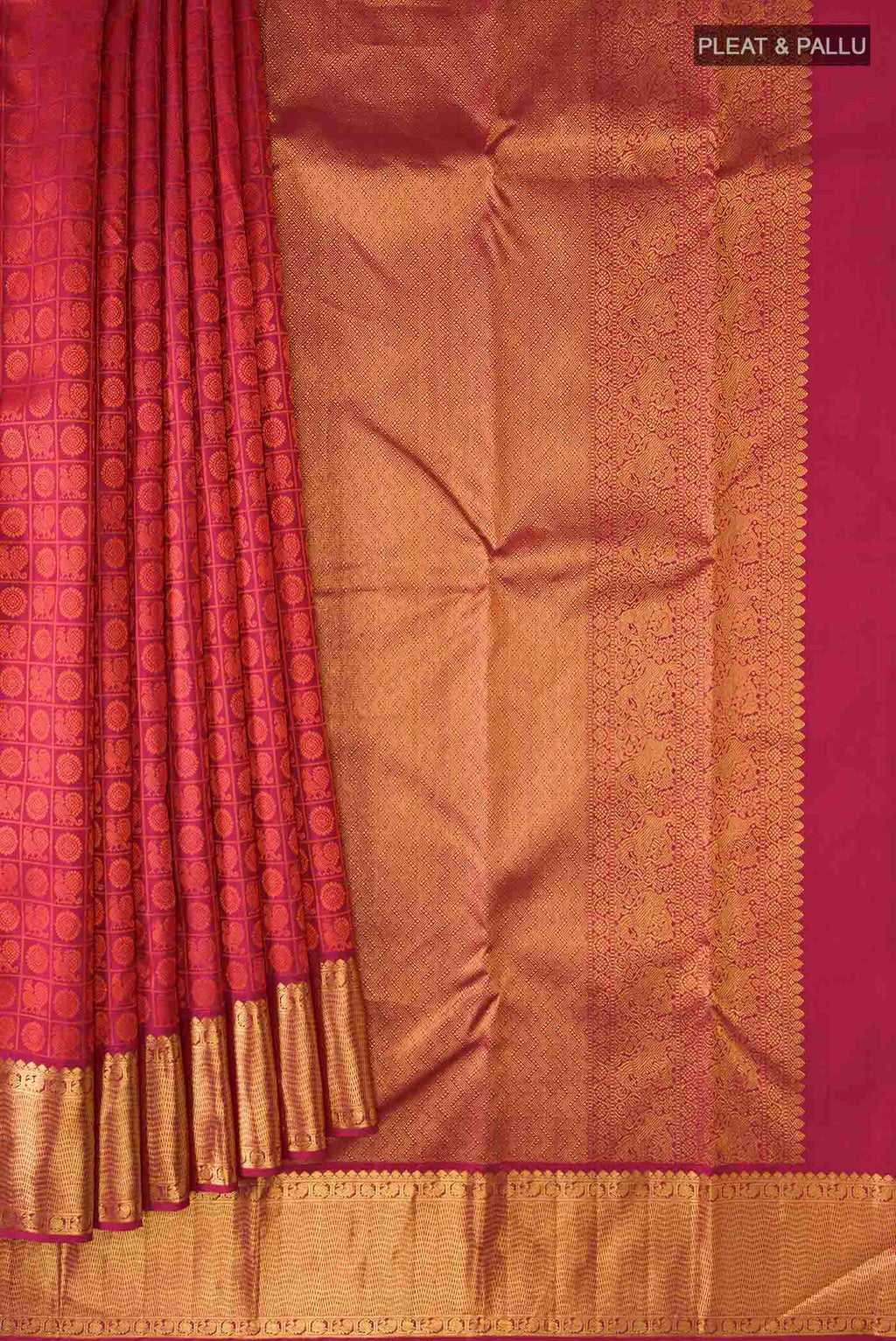 pleats pallu