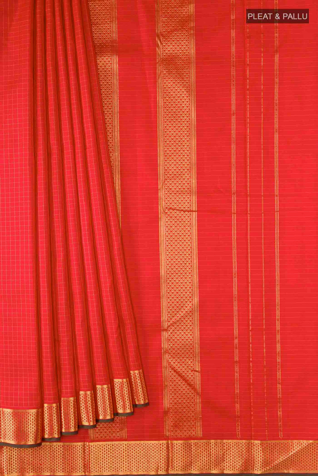 pleats pallu
