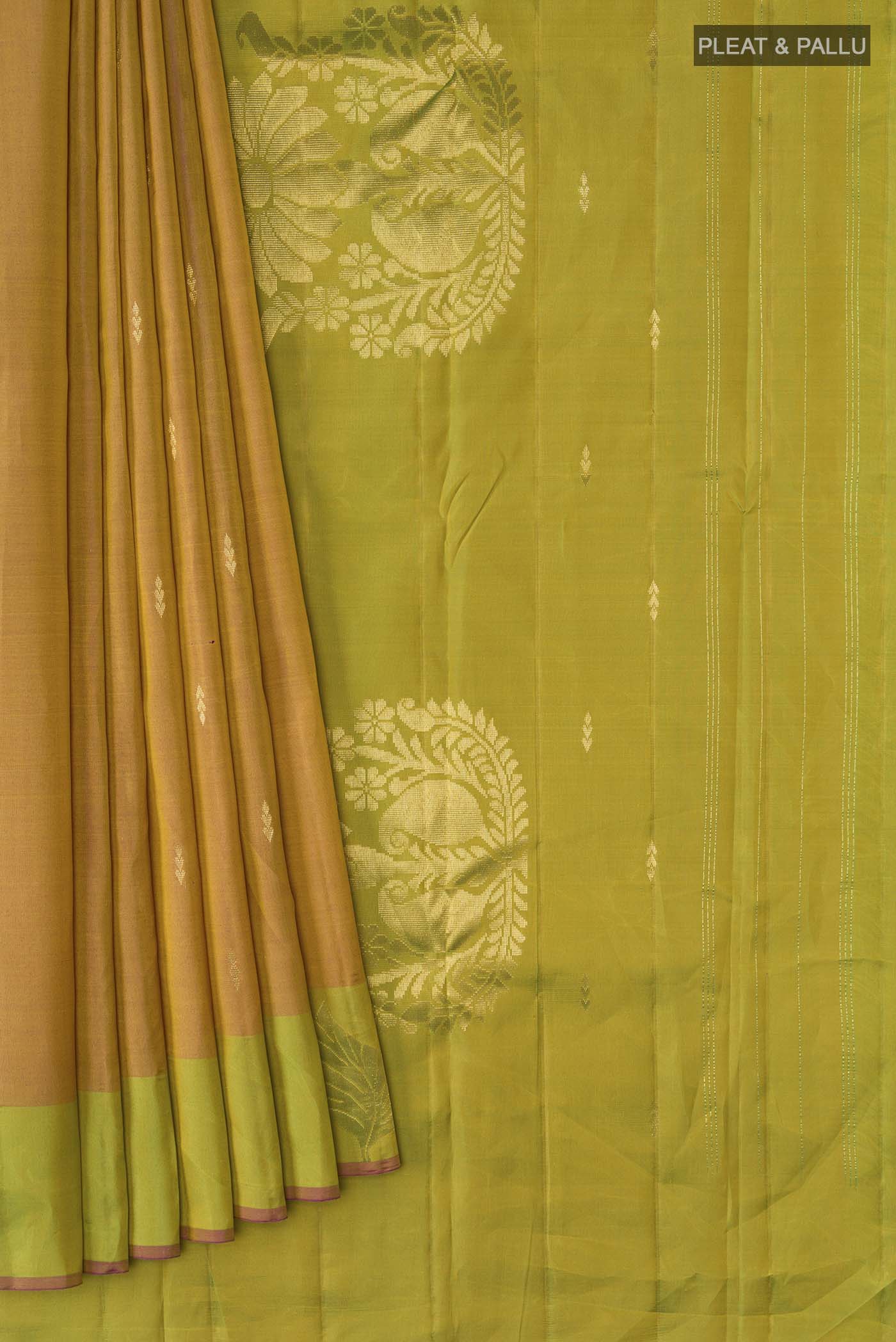 pleats pallu