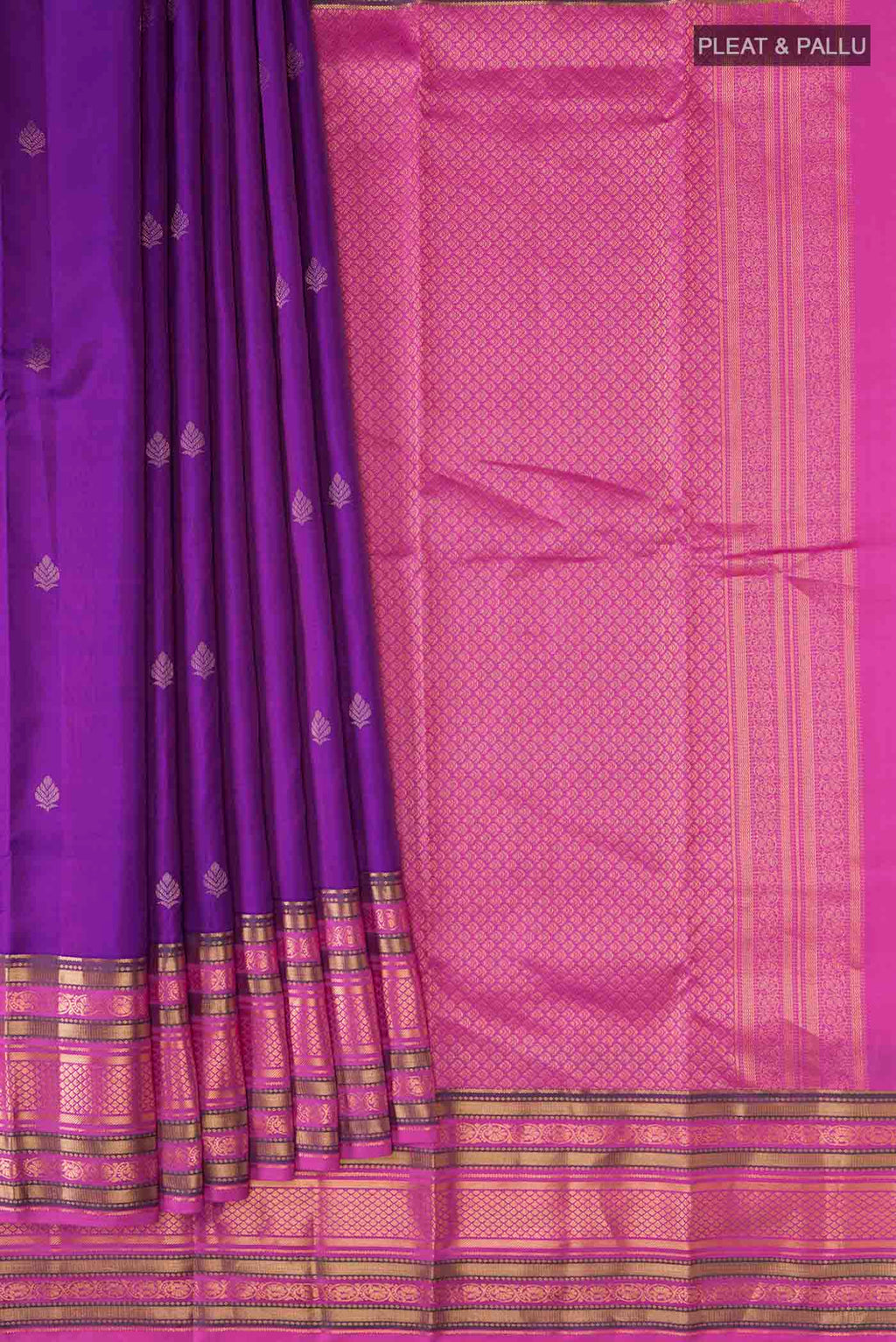 pleats pallu