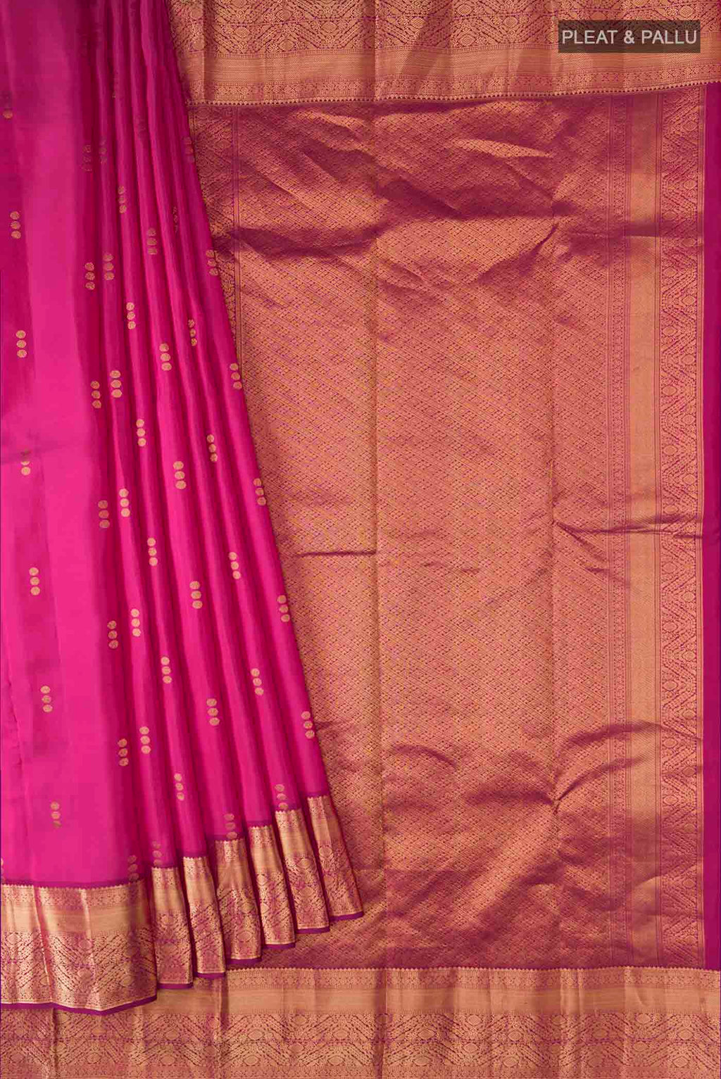 pleats pallu