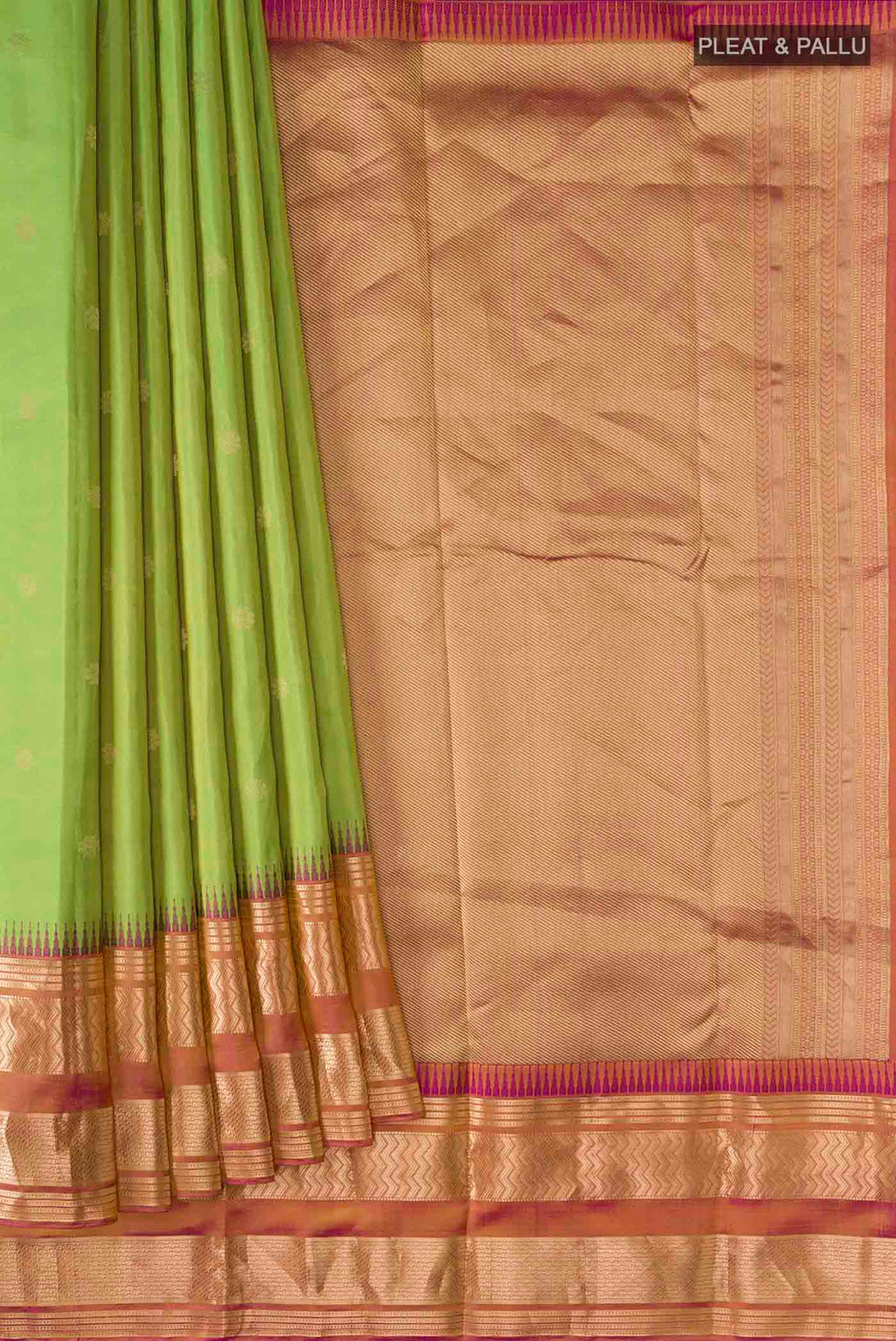 pleats pallu
