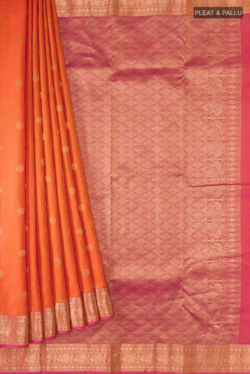 pleats pallu
