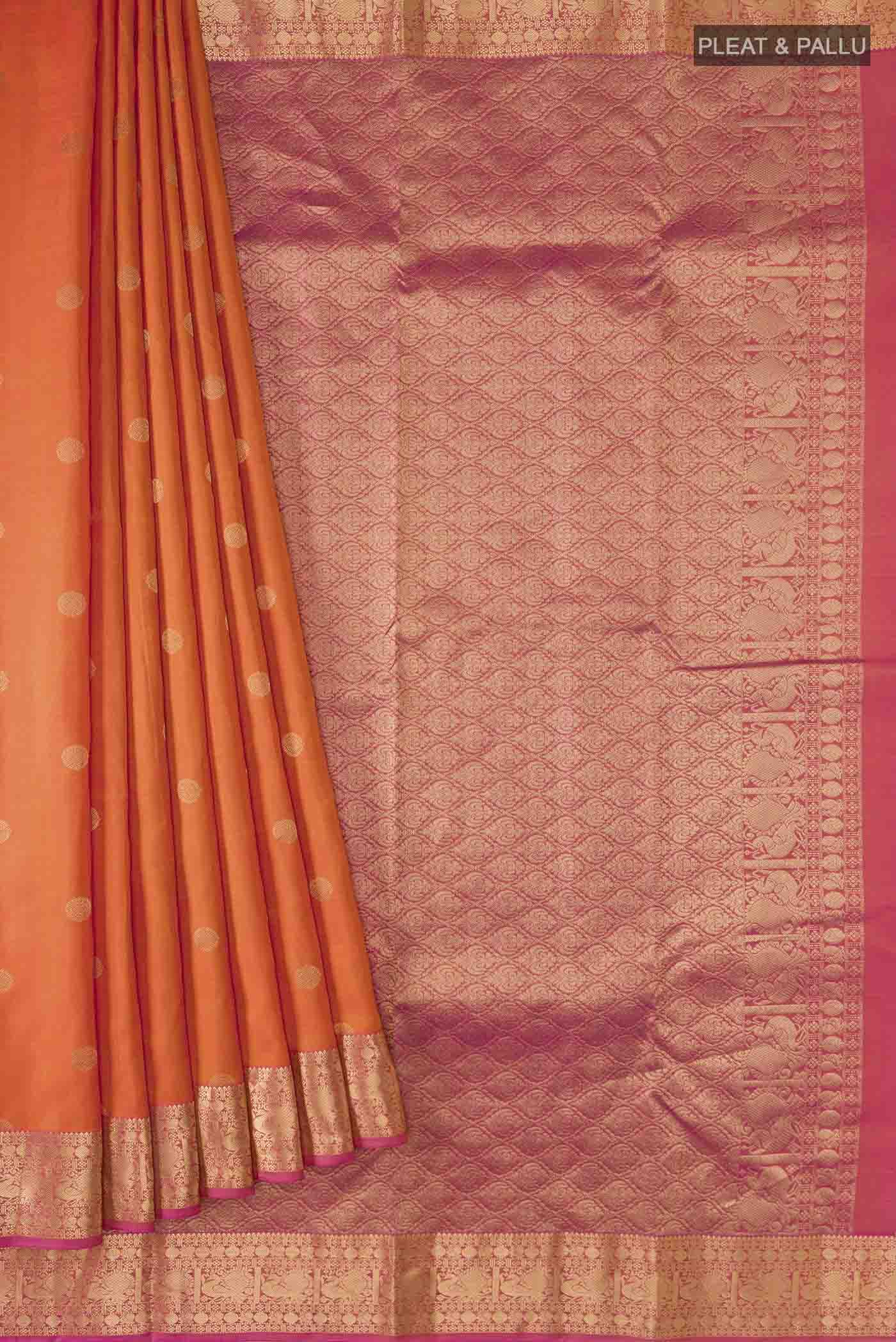 pleats pallu