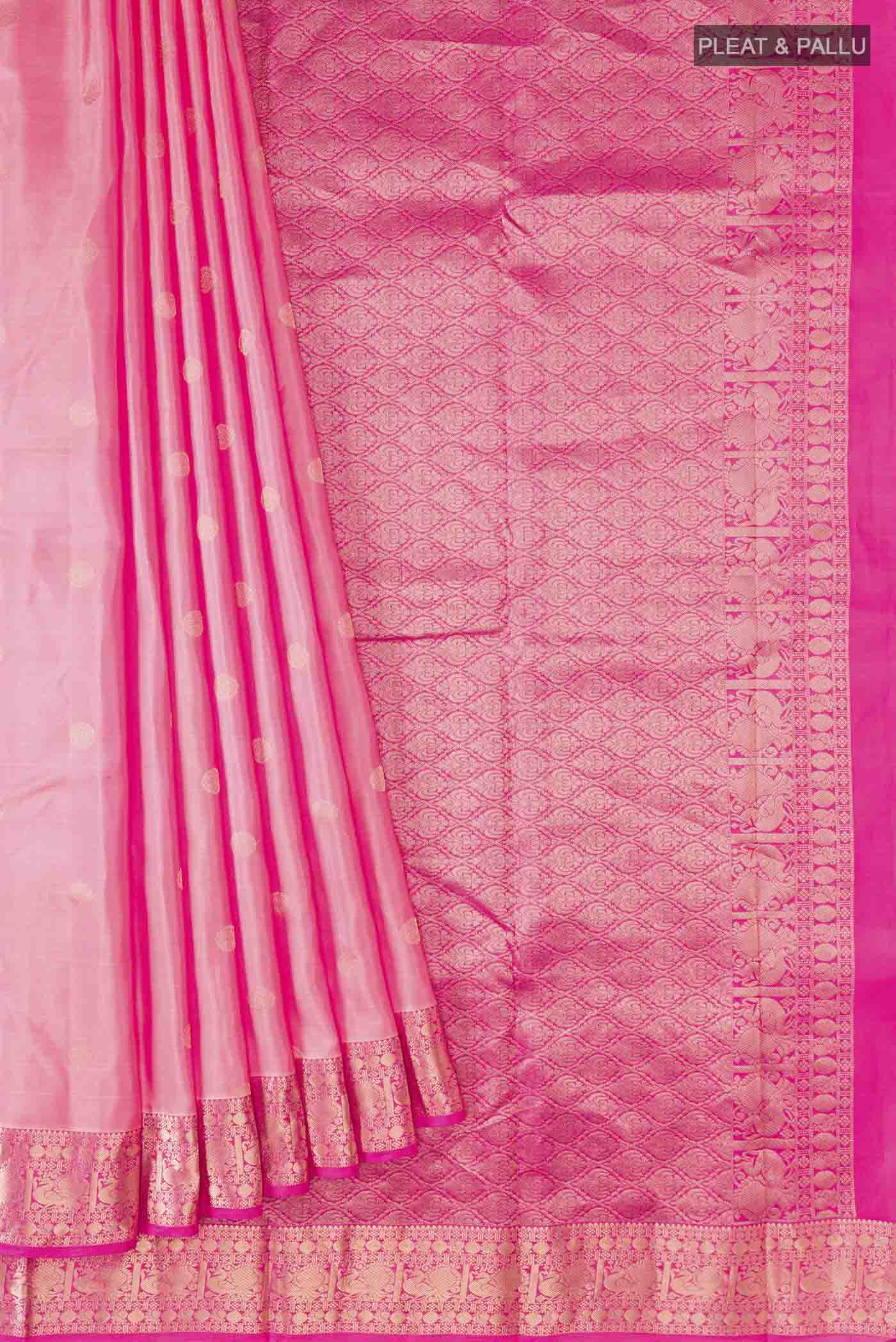 pleats pallu