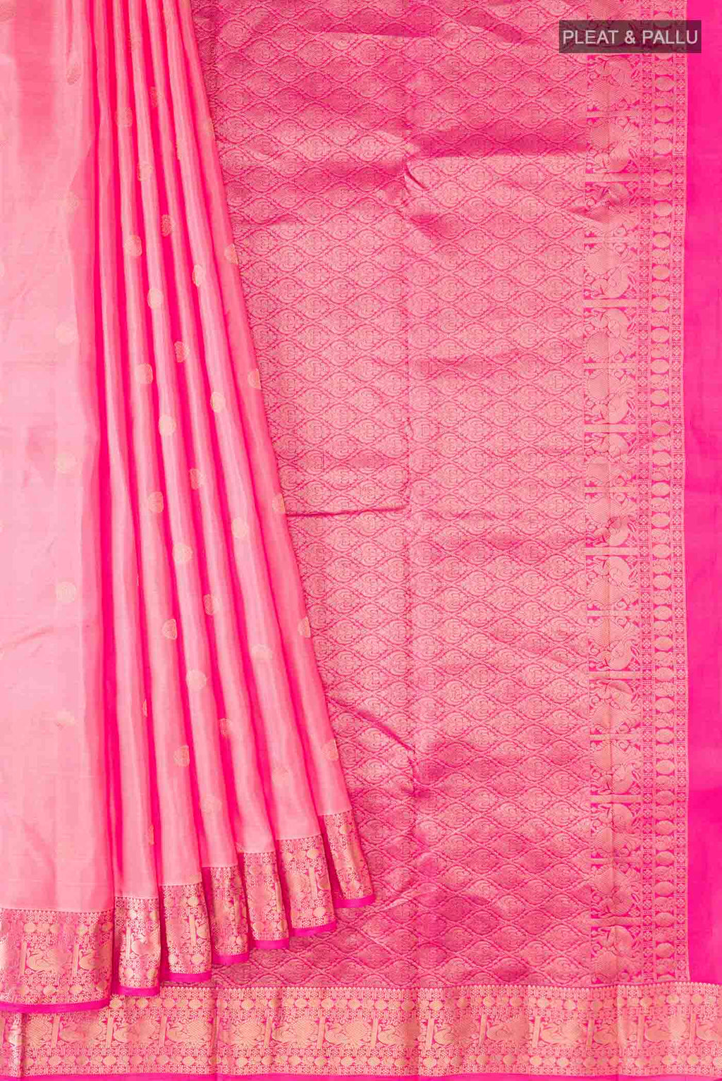 pleats pallu