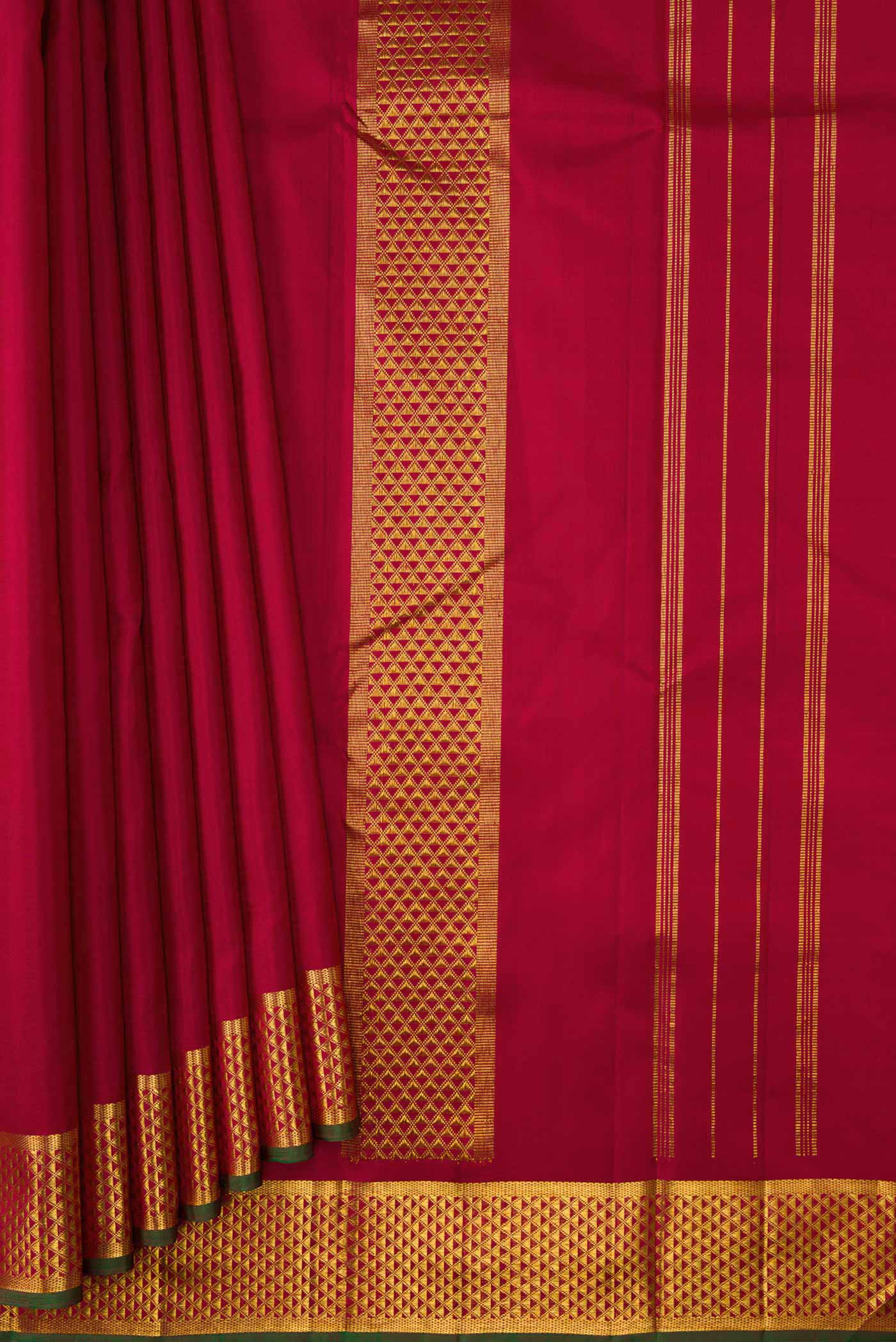pleats pallu